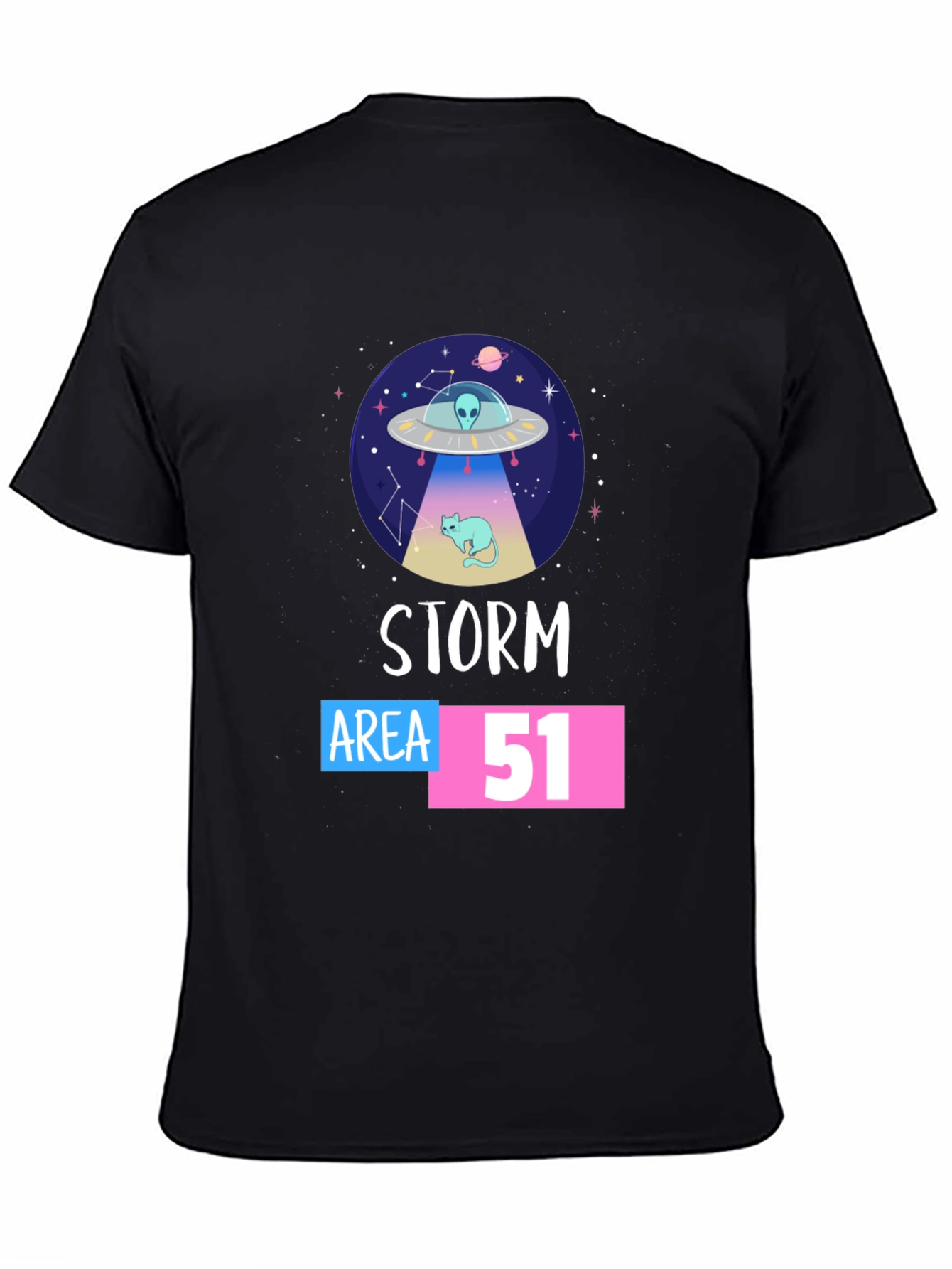 Storm Area 51 UFO Cat T-Shirt