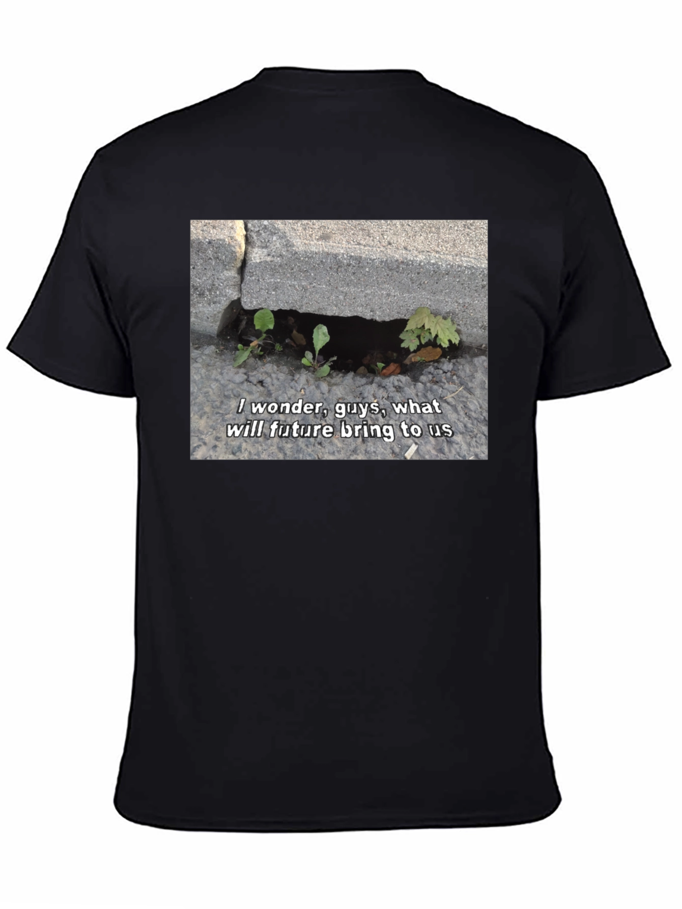 I Wonder Guys Graphic T-Shirt - Black
