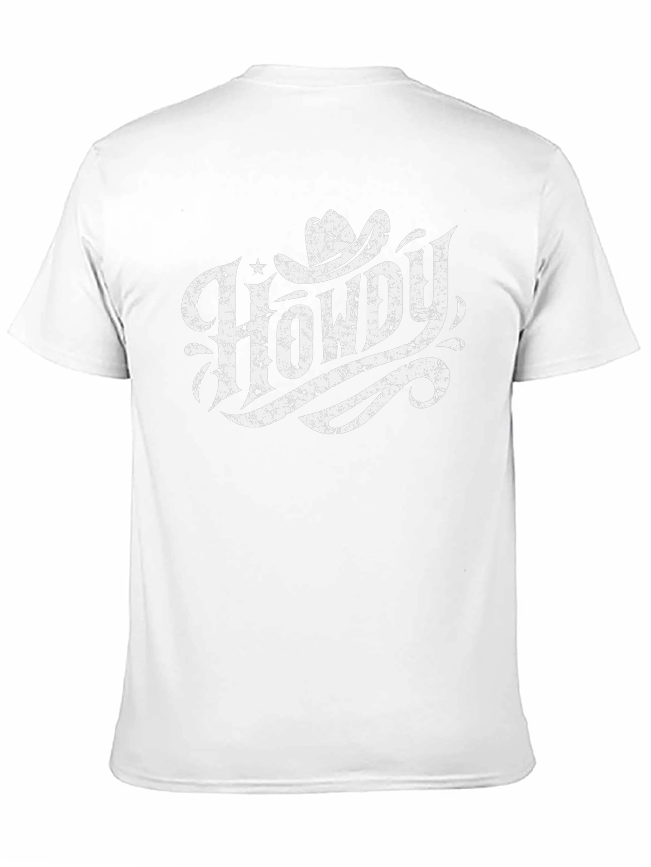 Howdy Cowboy Graphic T-Shirt - Western Style
