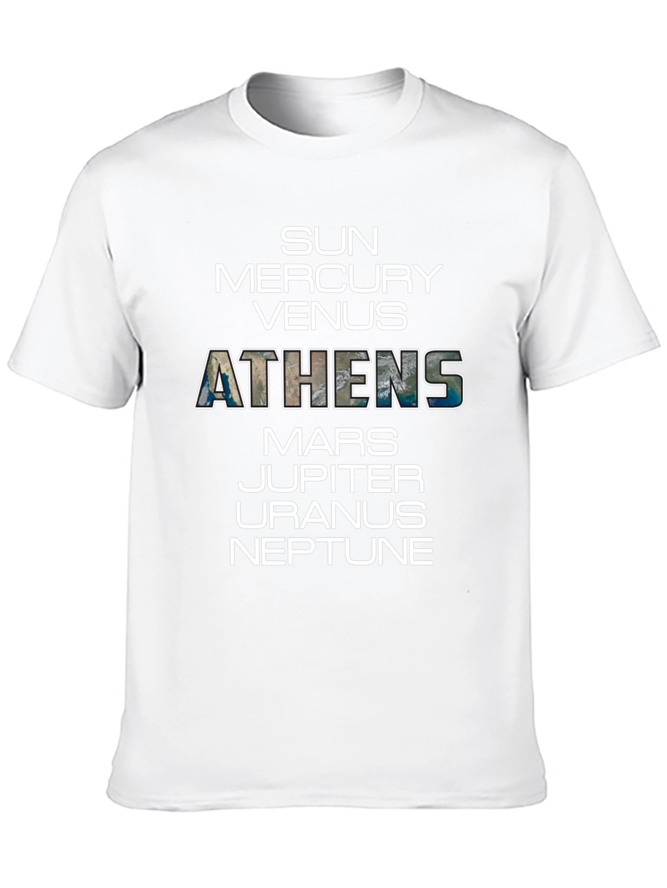 Athens Planet Graphic T-Shirt