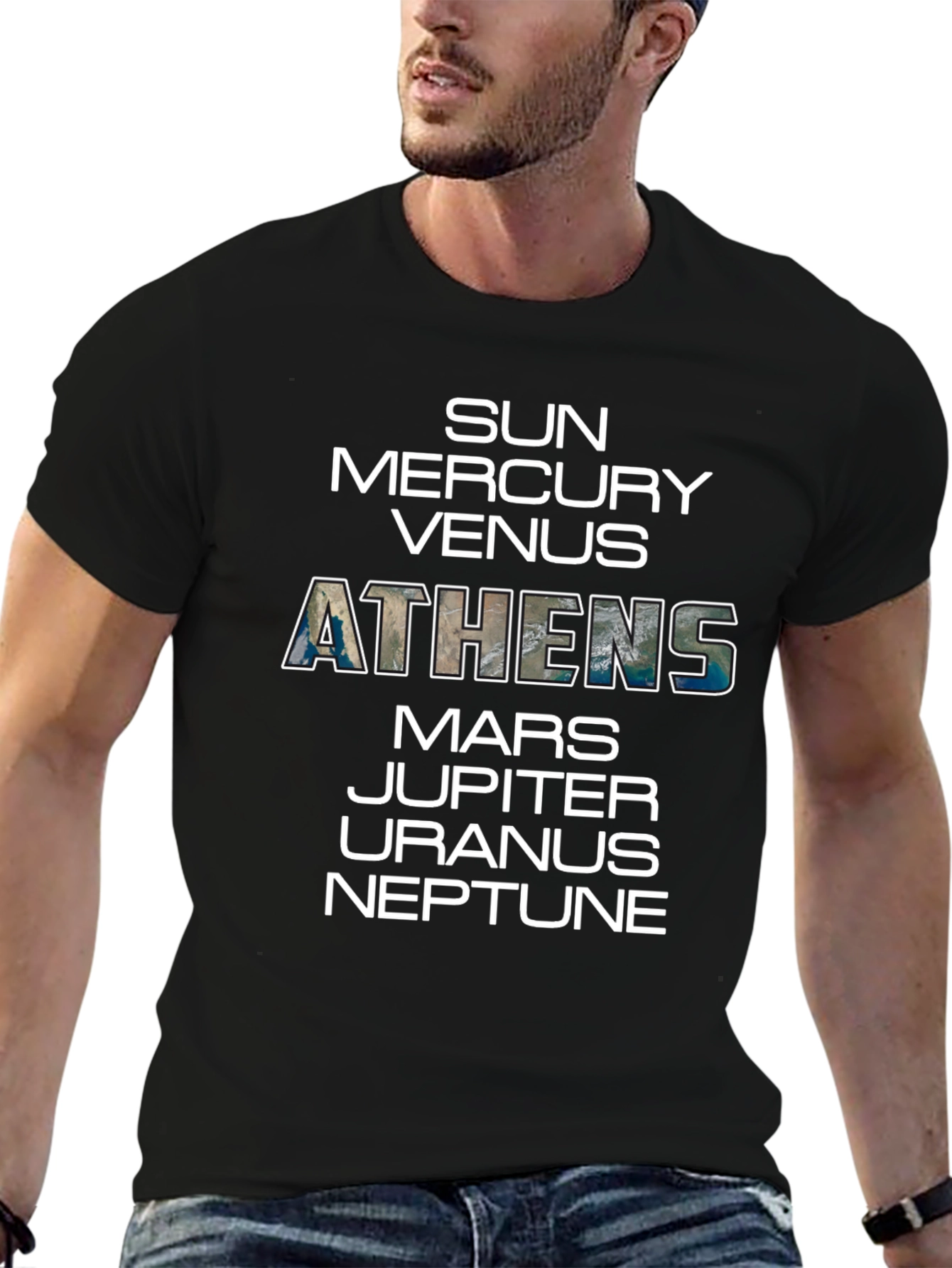 Athens Planet Graphic T-Shirt