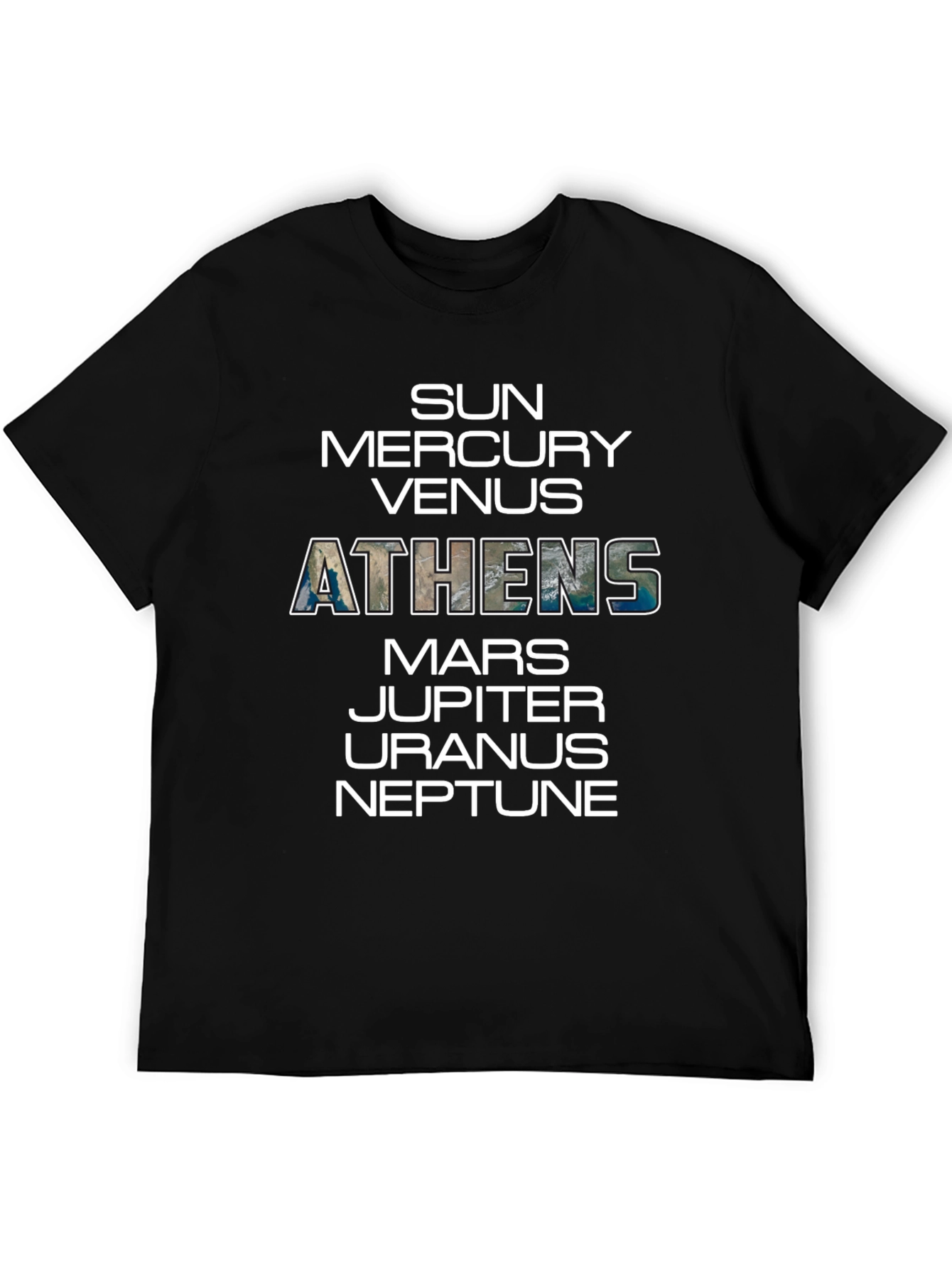 Athens Planet Graphic T-Shirt