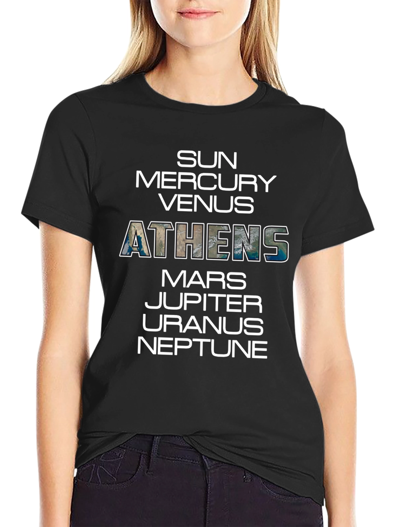 Athens Planet Graphic T-Shirt