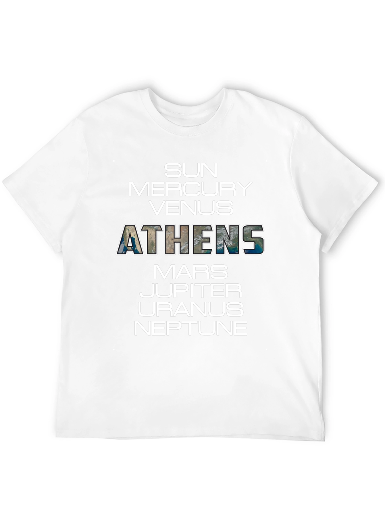Athens Planet Graphic T-Shirt