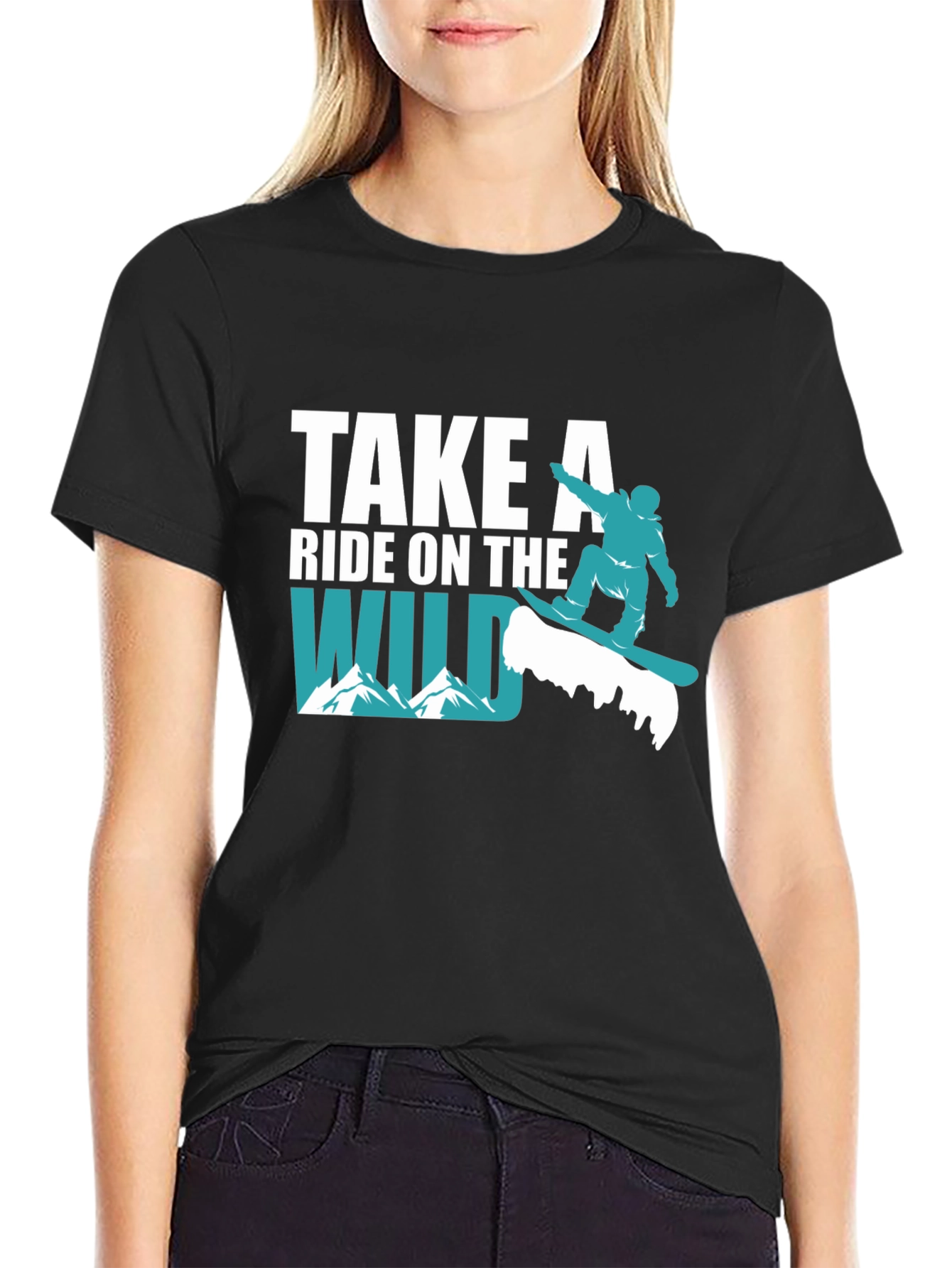 Wild Ride Snowboard T-Shirt - Adventurous Style