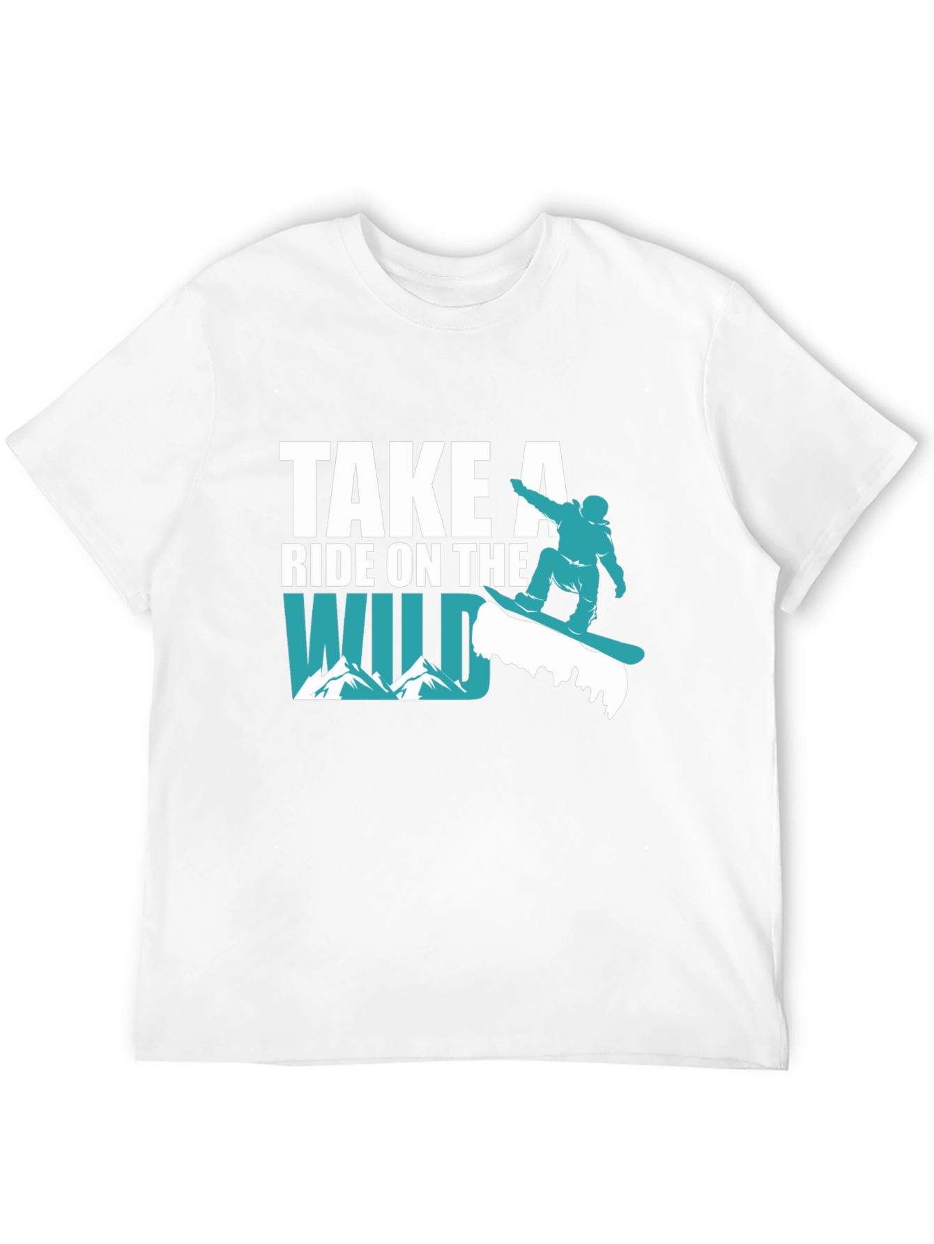 Wild Ride Snowboard T-Shirt - Adventurous Style