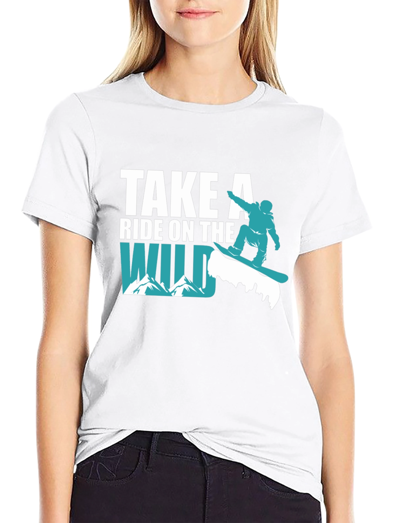 Wild Ride Snowboard T-Shirt - Adventurous Style