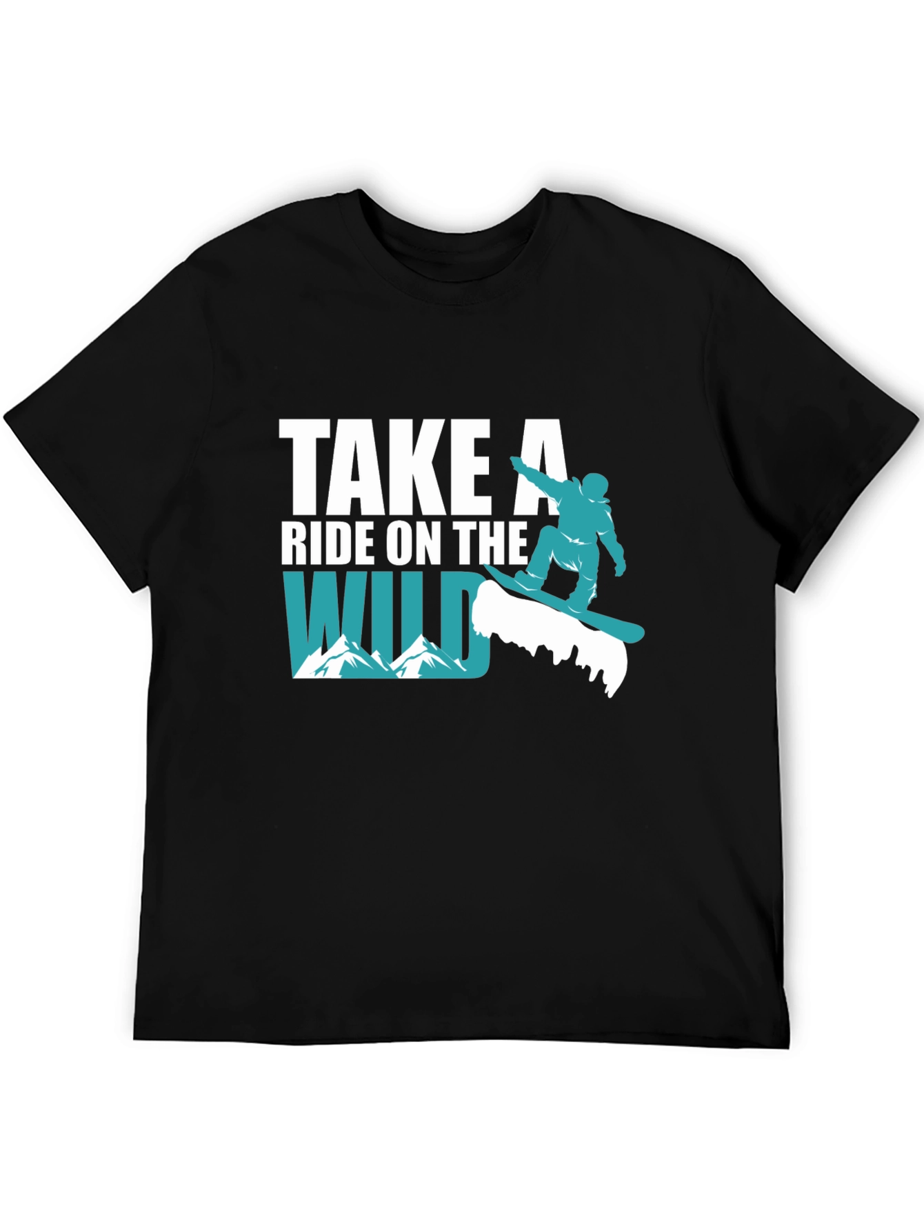 Wild Ride Snowboard T-Shirt - Adventurous Style