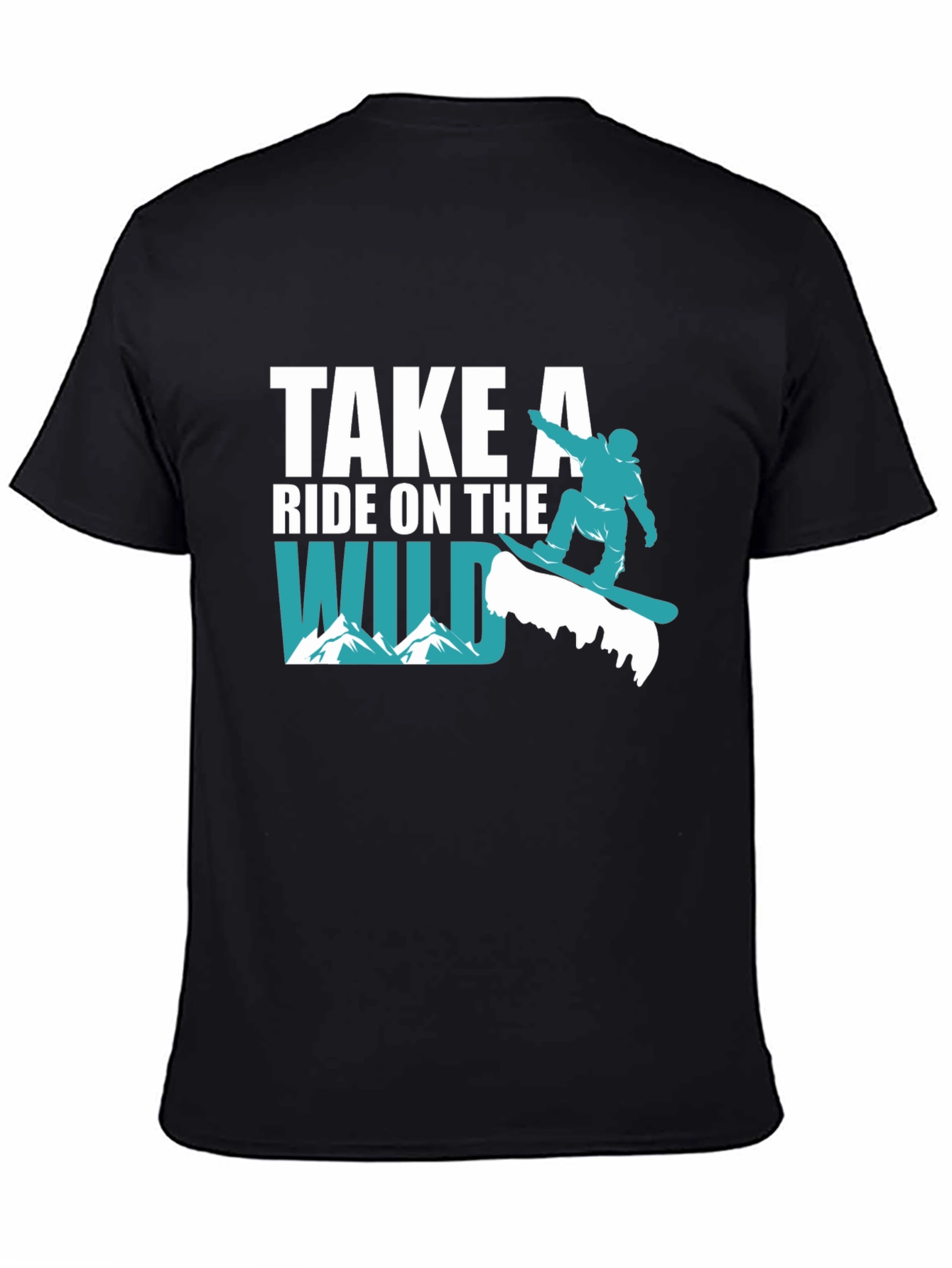 Wild Ride Snowboard T-Shirt - Adventurous Style