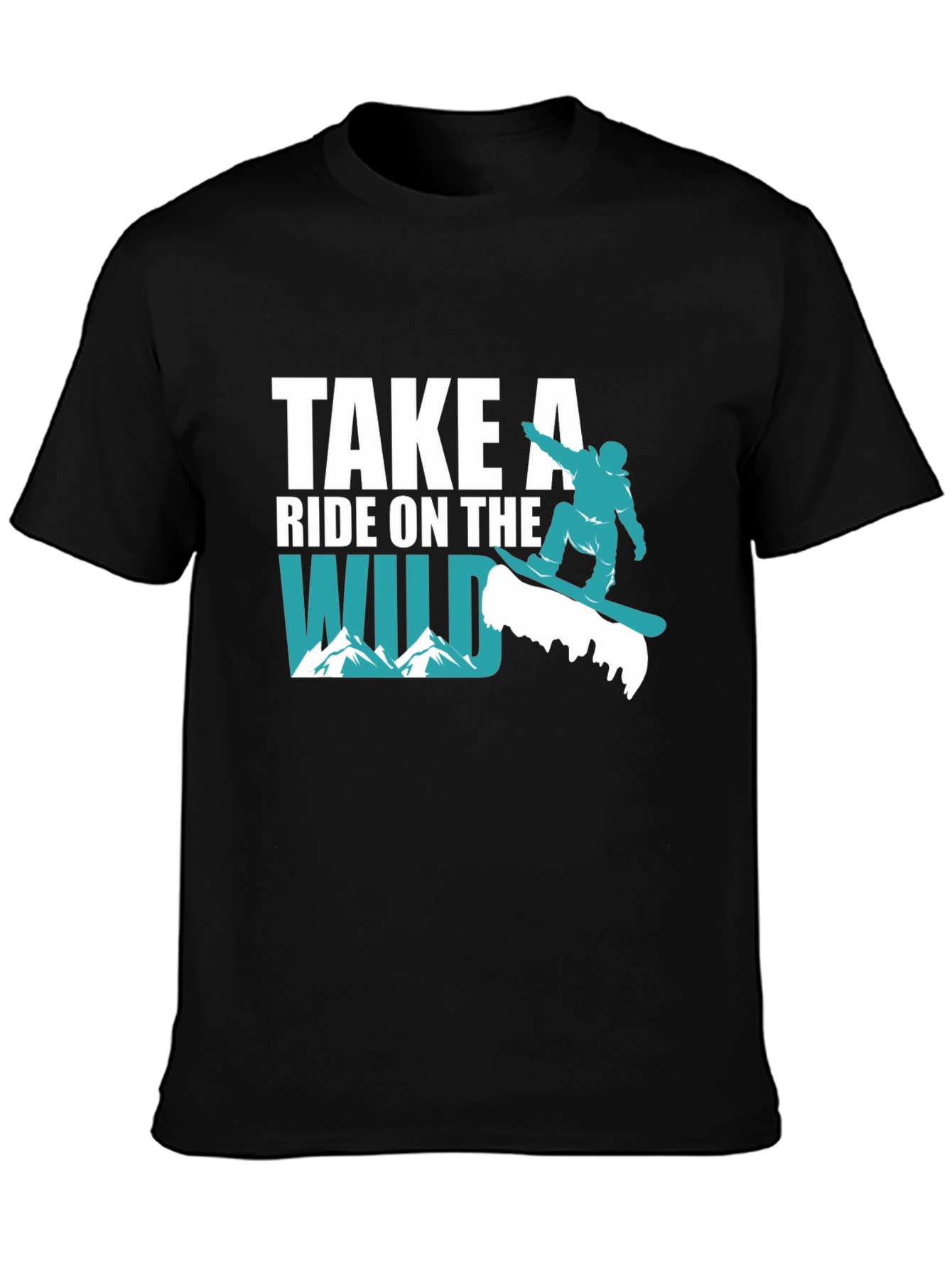 Wild Ride Snowboard T-Shirt - Adventurous Style