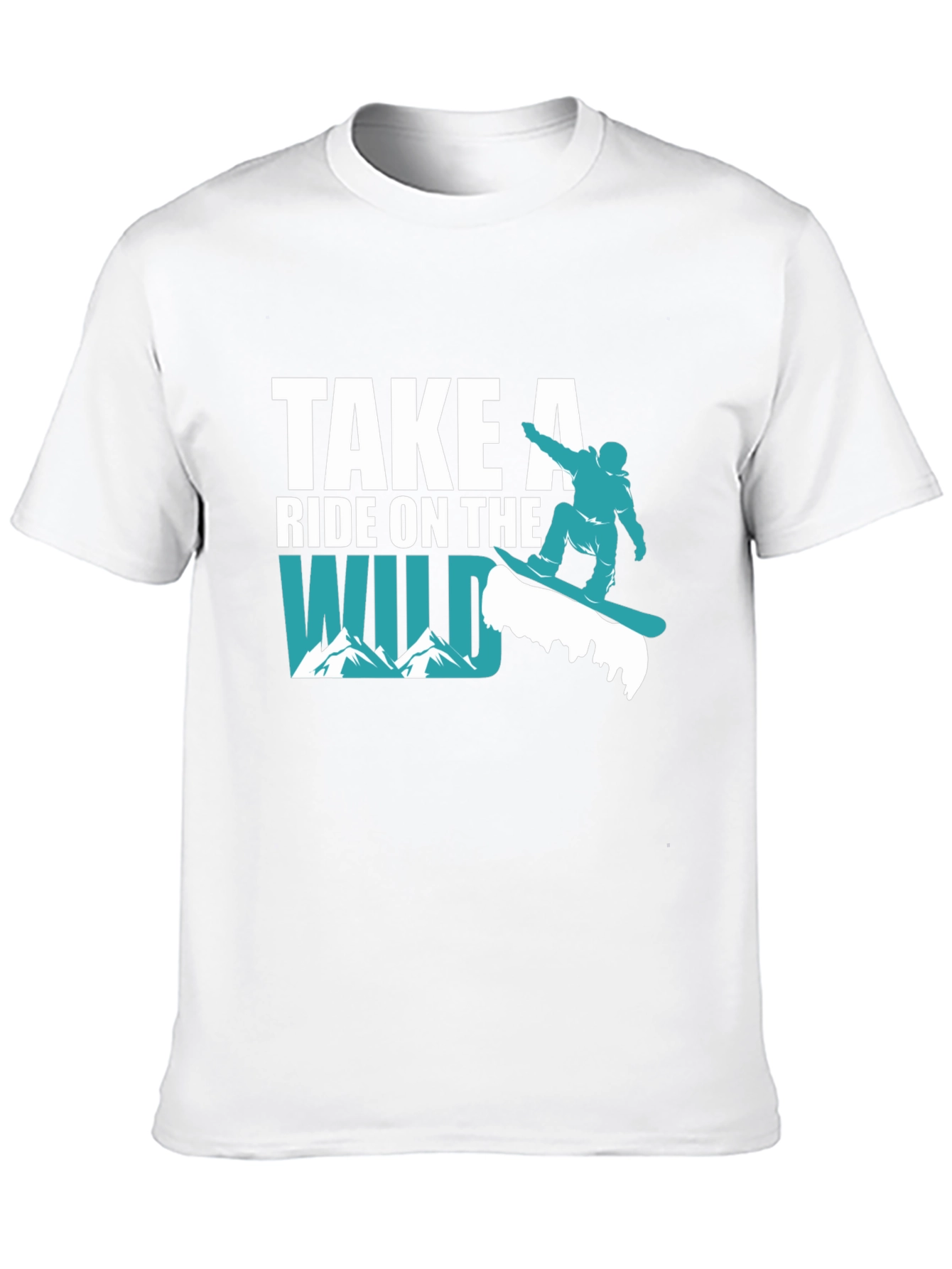 Wild Ride Snowboard T-Shirt - Adventurous Style