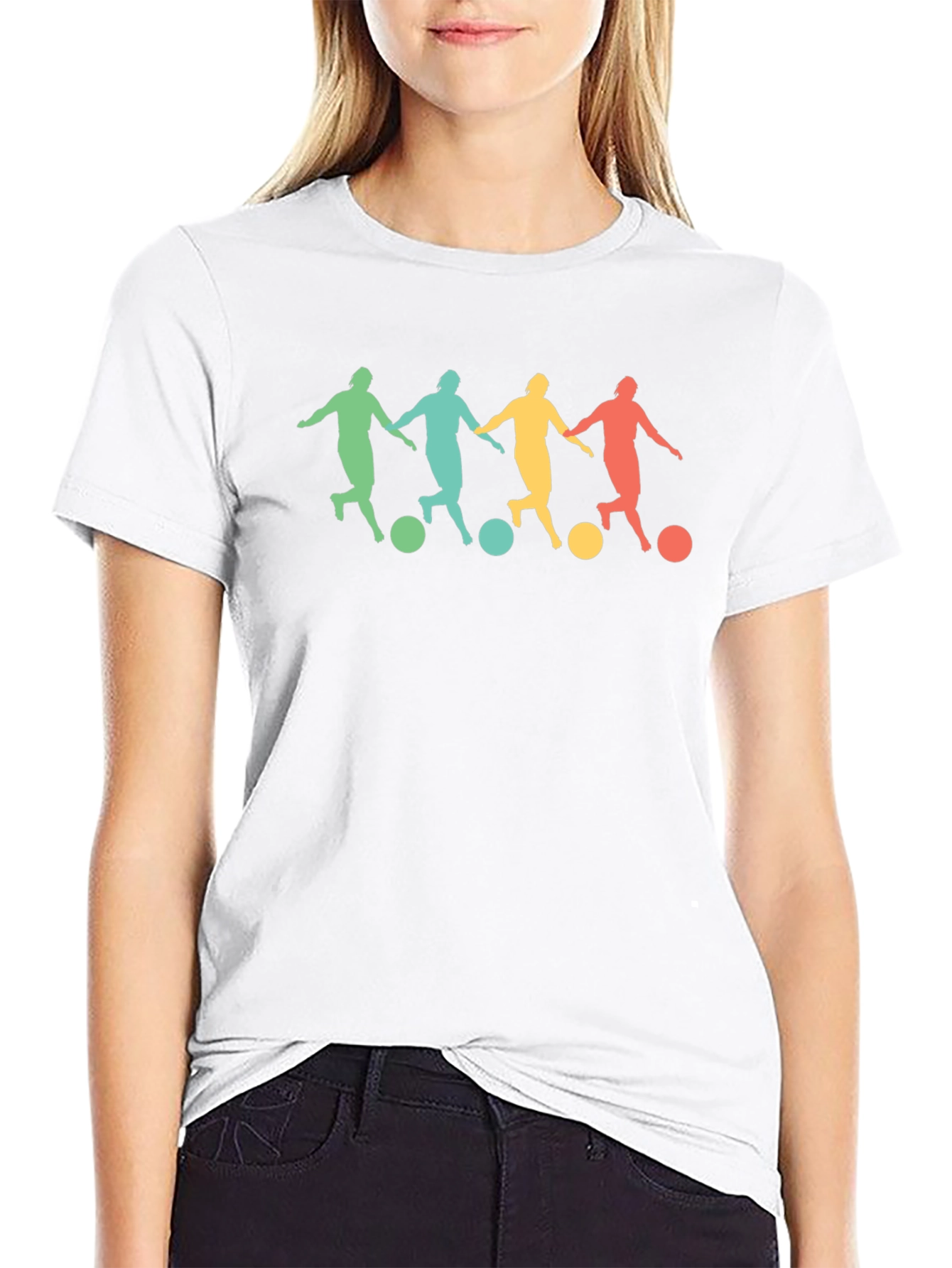 Retro Soccer Player Graphic Tee