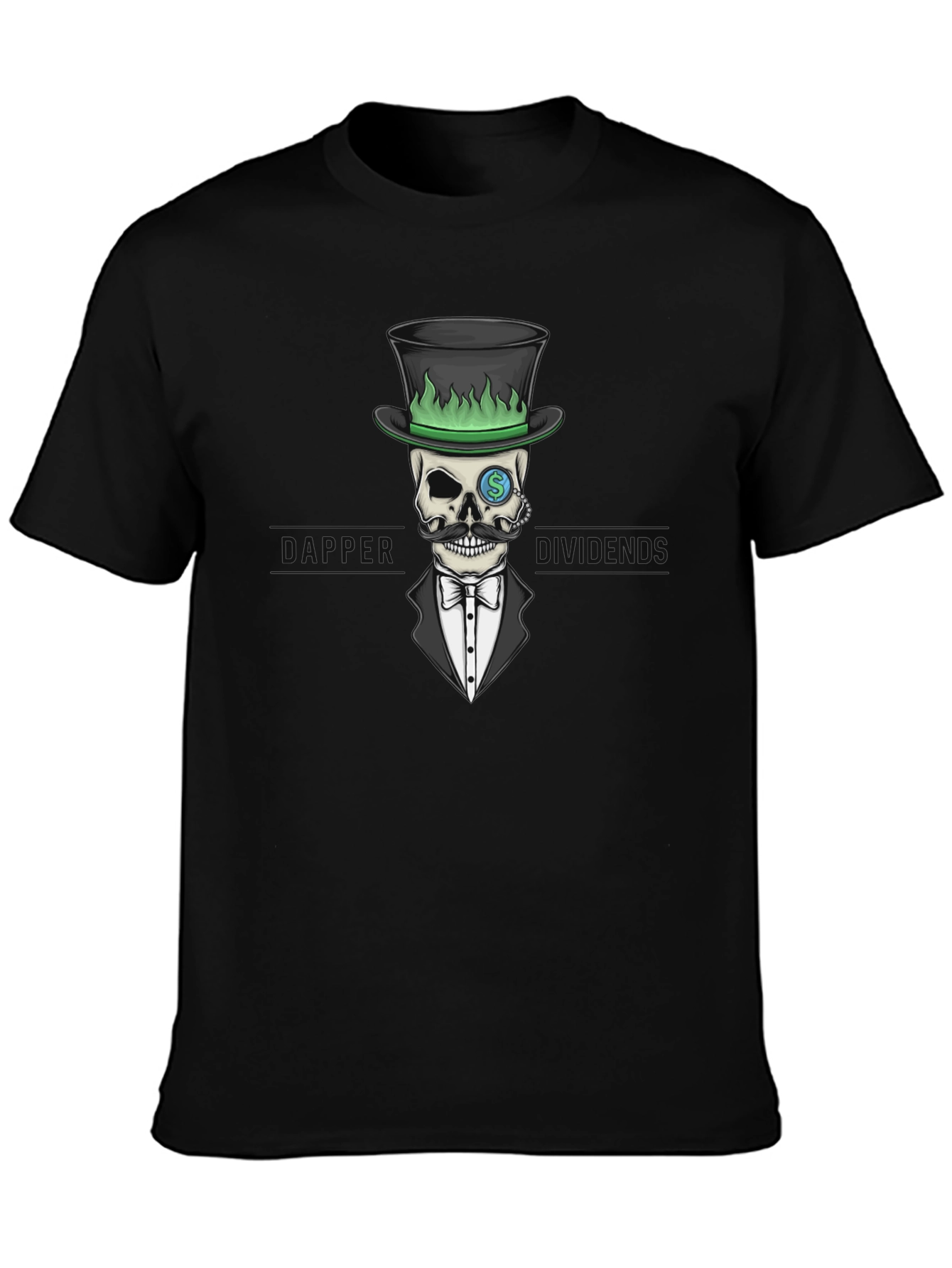 Skull Gentleman Black T-Shirt