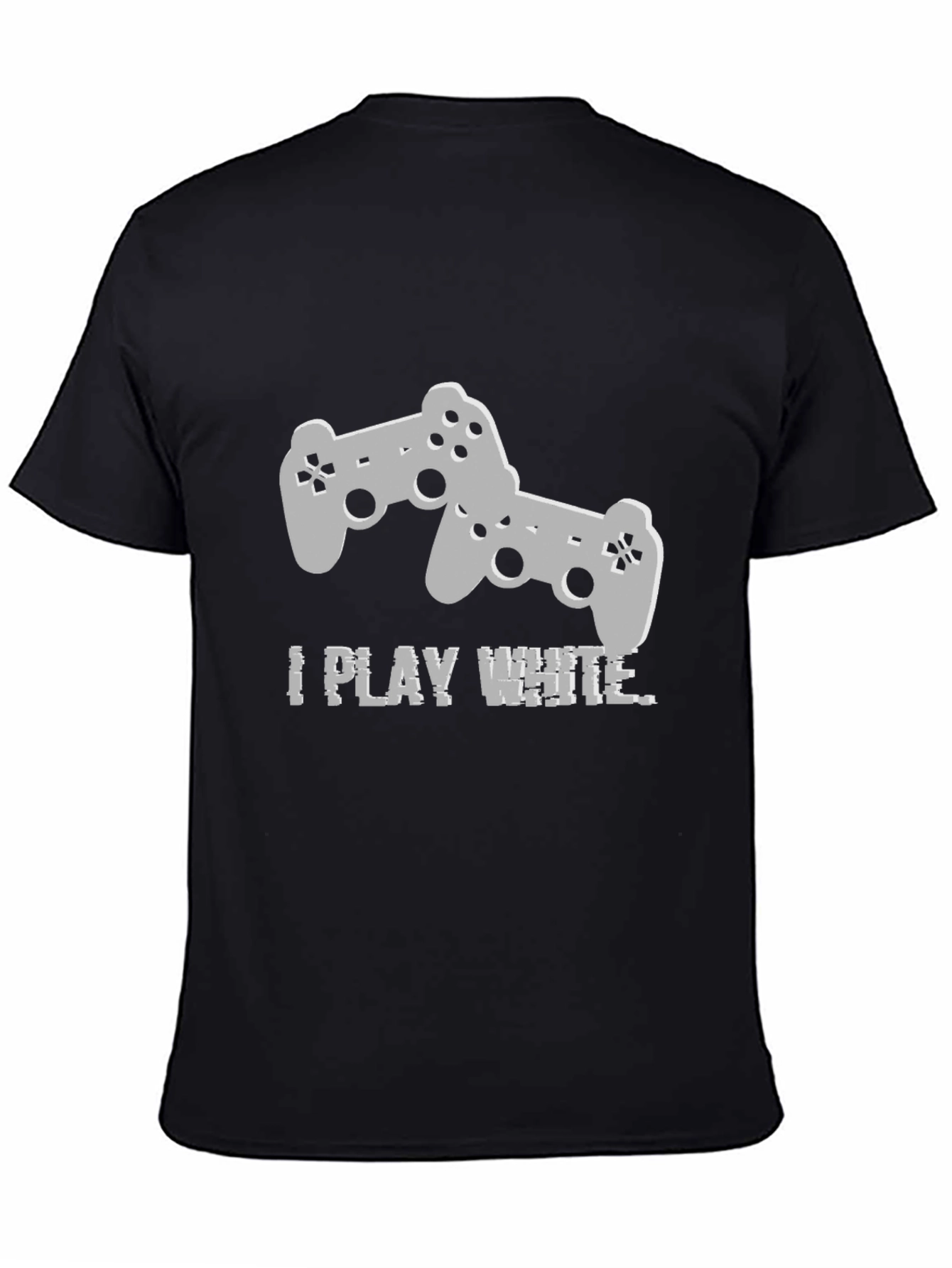 I Play White Gaming Controller Graphic Tee