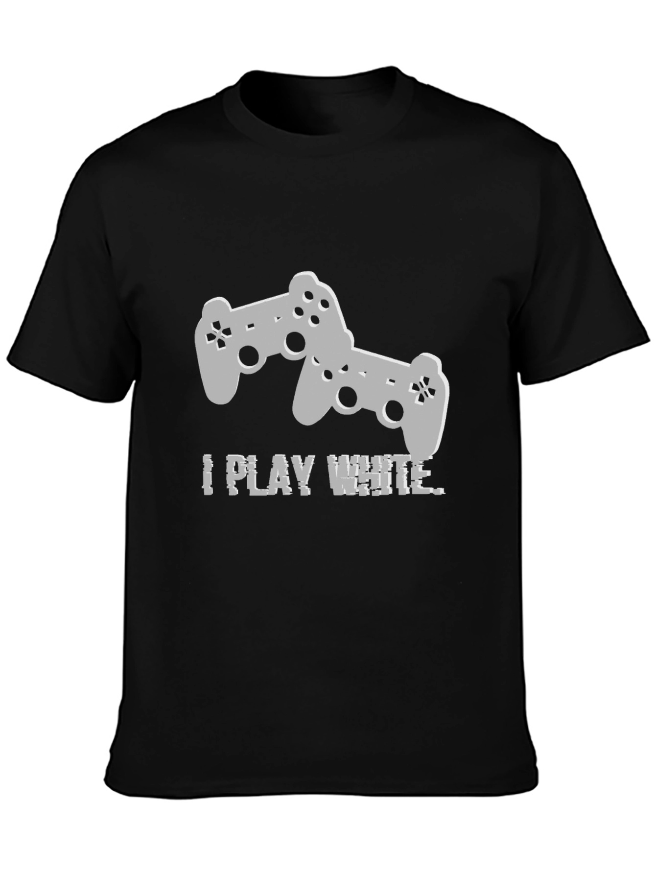 I Play White Gaming Controller Graphic Tee