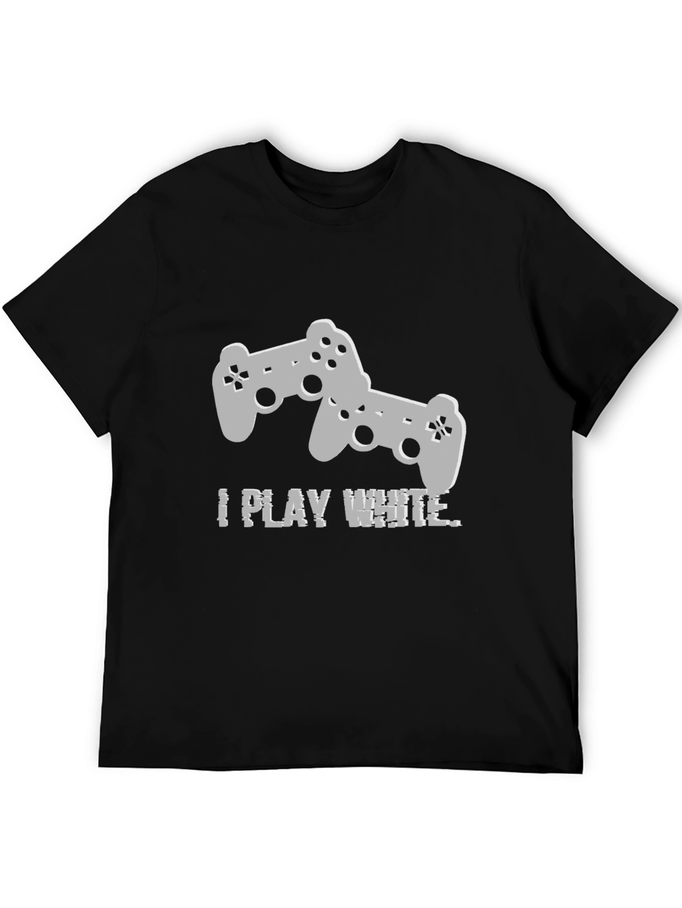 I Play White Gaming Controller Graphic Tee