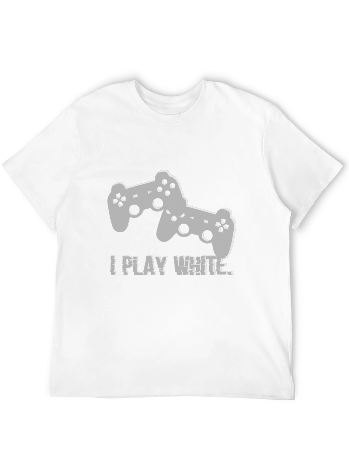 I Play White Gaming Controller Graphic Tee