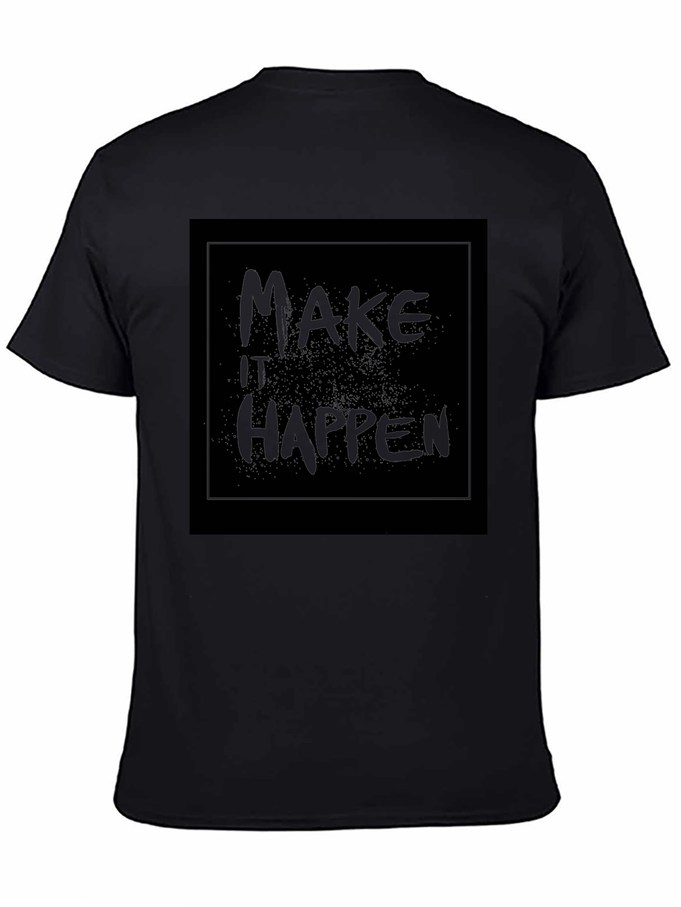 Make It Happen Graphic Tee - Black
