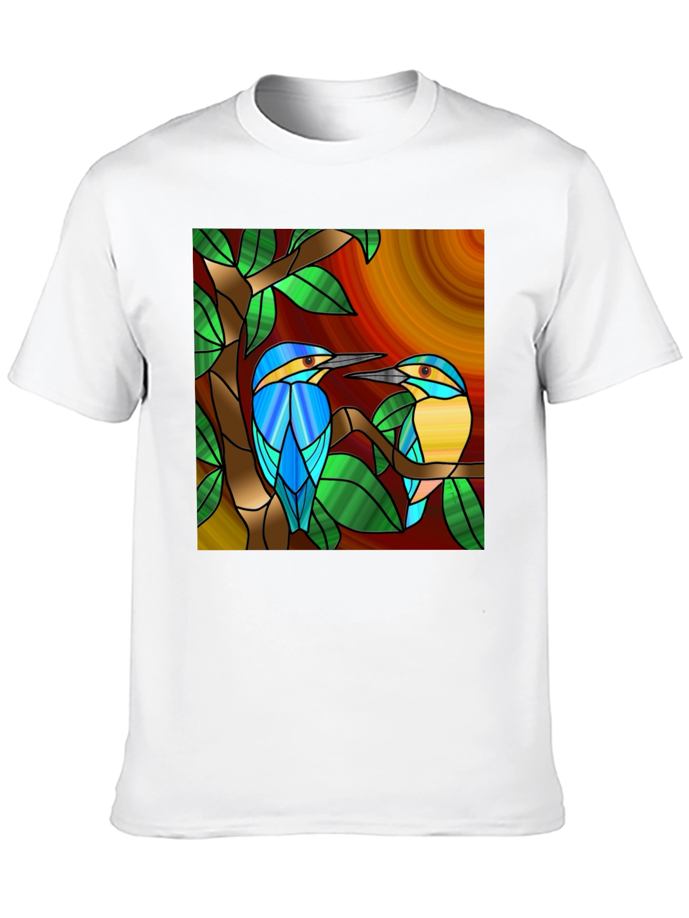 Stained Glass Bird T-Shirt