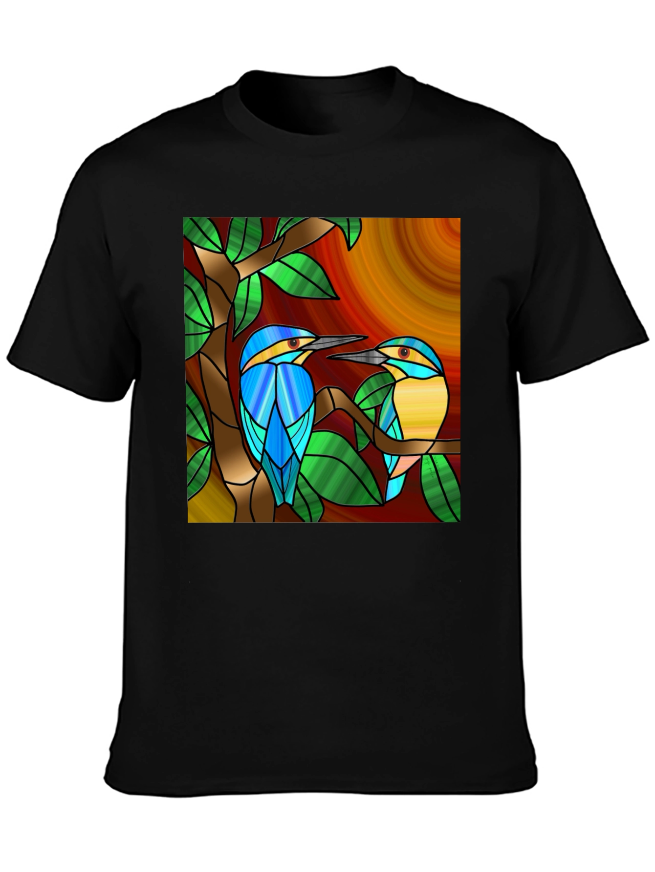 Stained Glass Bird T-Shirt