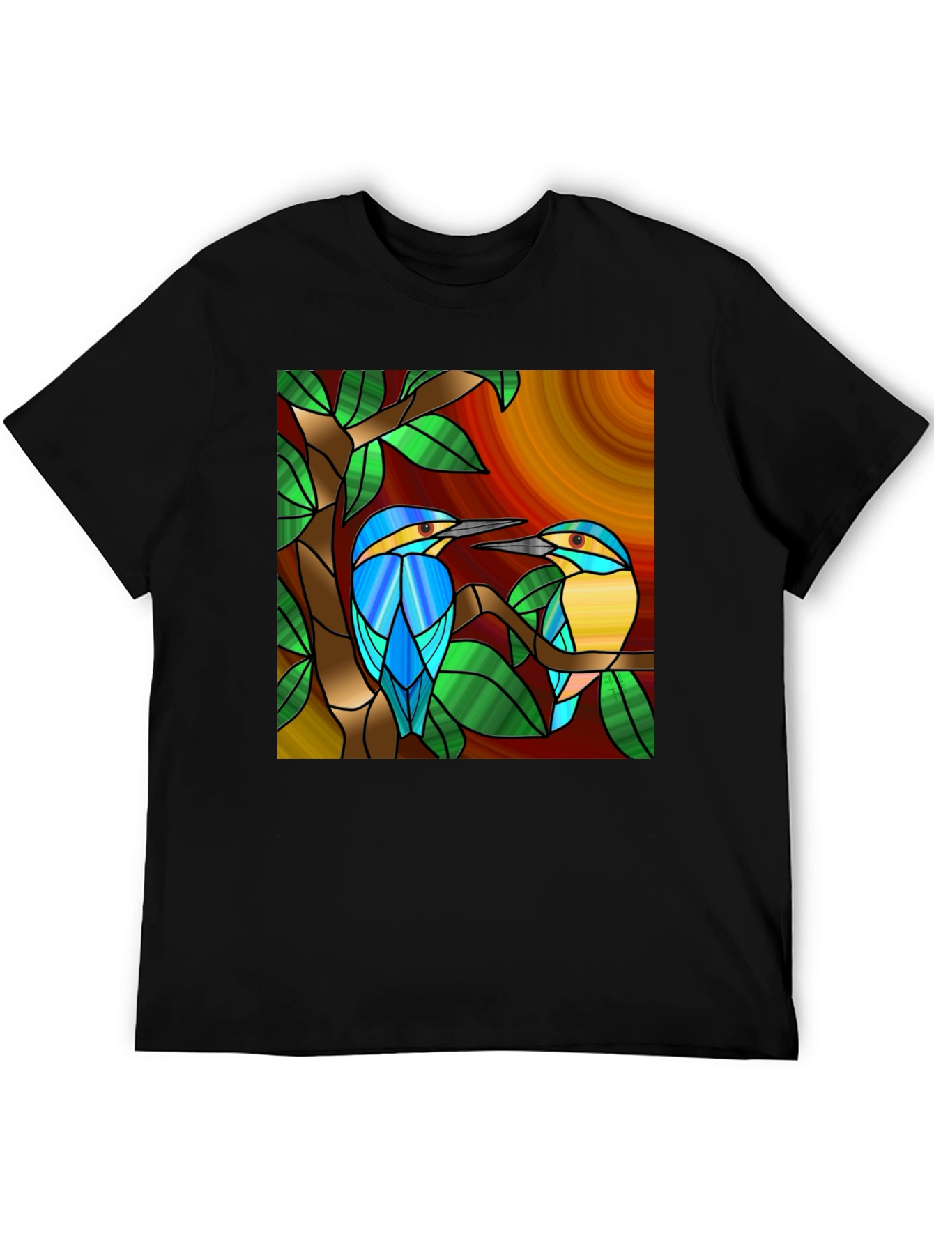 Stained Glass Bird T-Shirt