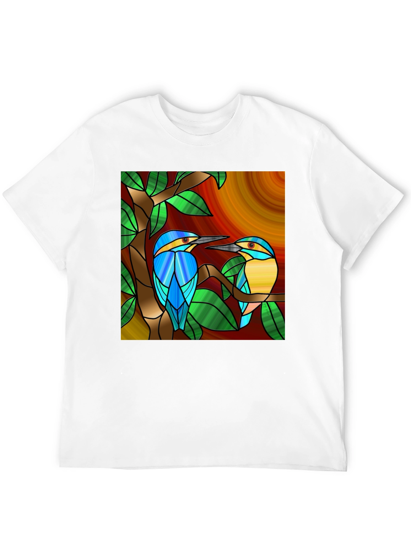 Stained Glass Bird T-Shirt