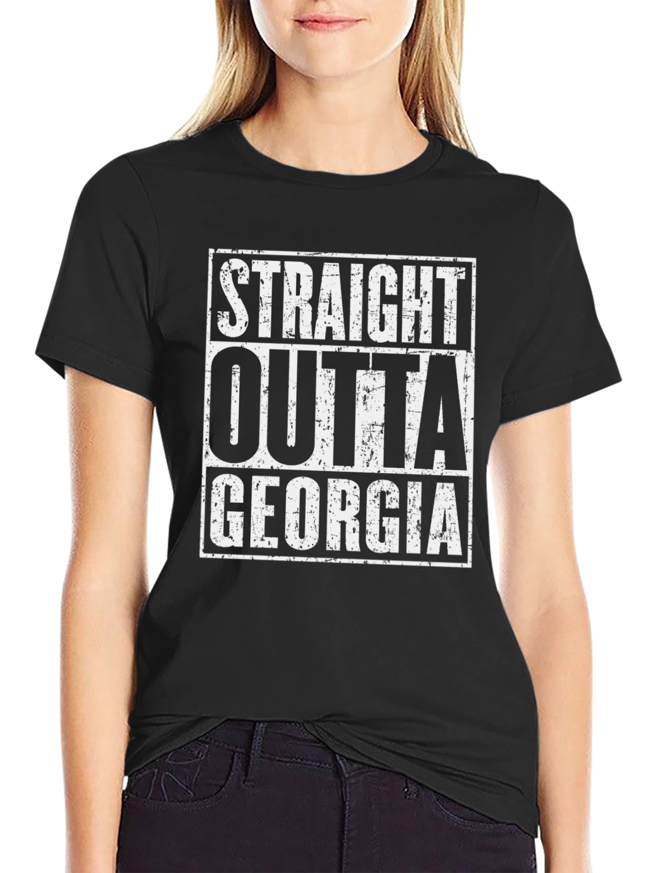 Straight Outta Georgia Graphic T-Shirt
