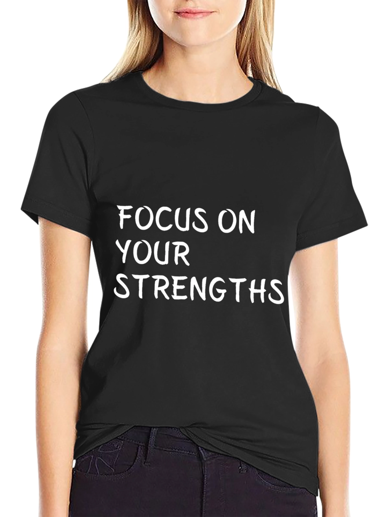 Focus on Your Strengths Black T-Shirt