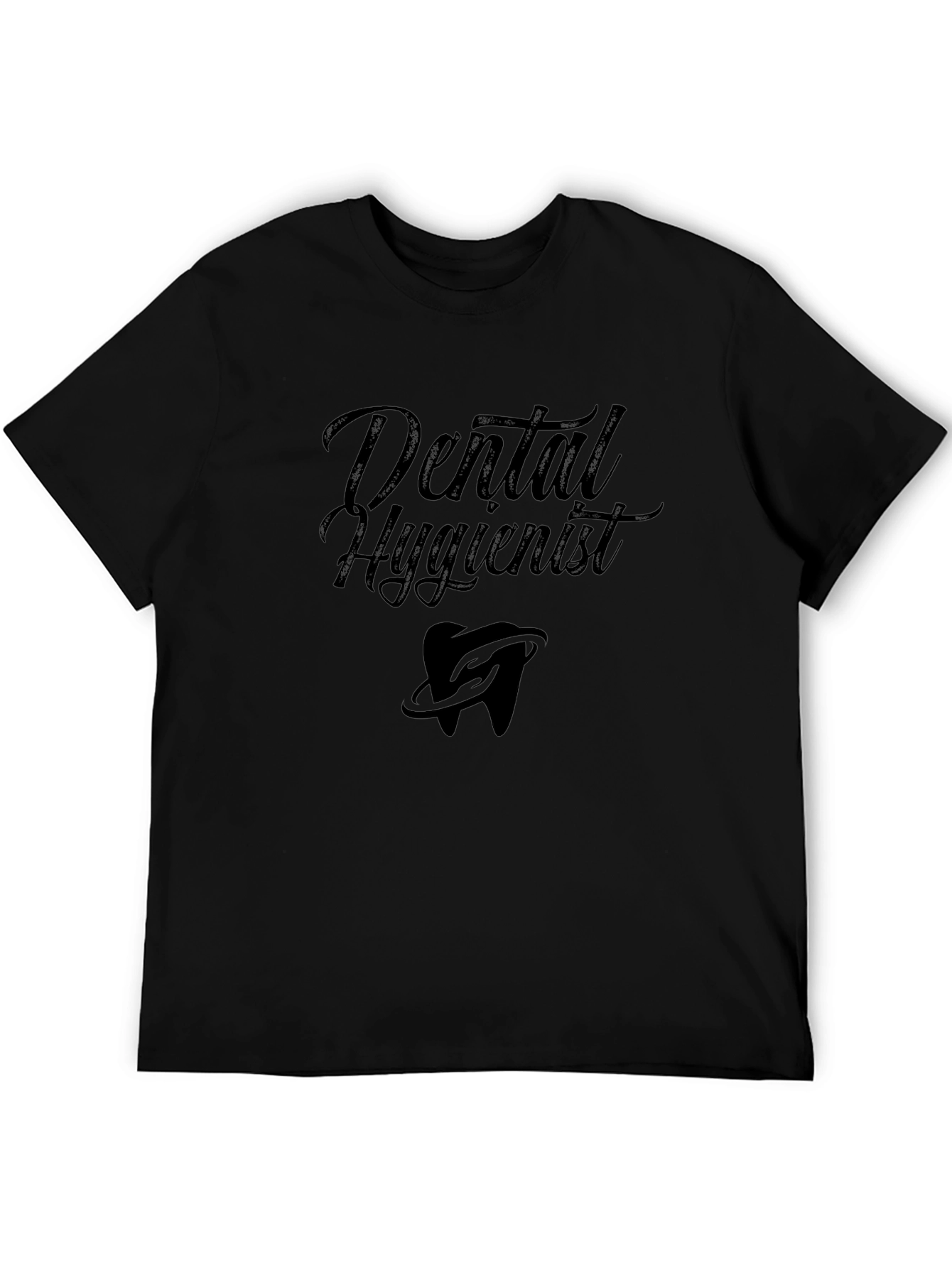 Dental Hygienist Graphic T-Shirt - Black Cotton Tee
