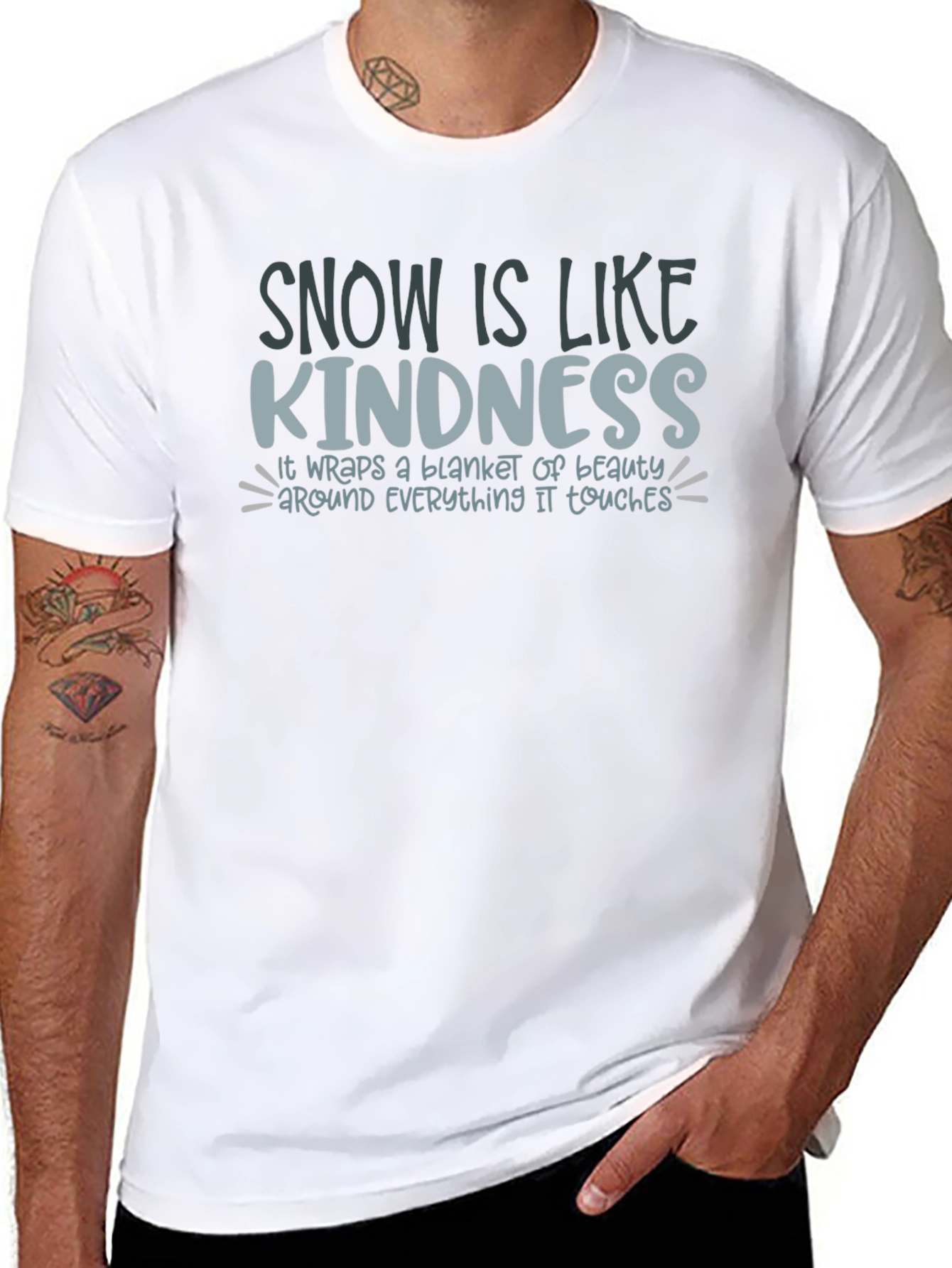 Snow is Like Kindness Graphic Tee
