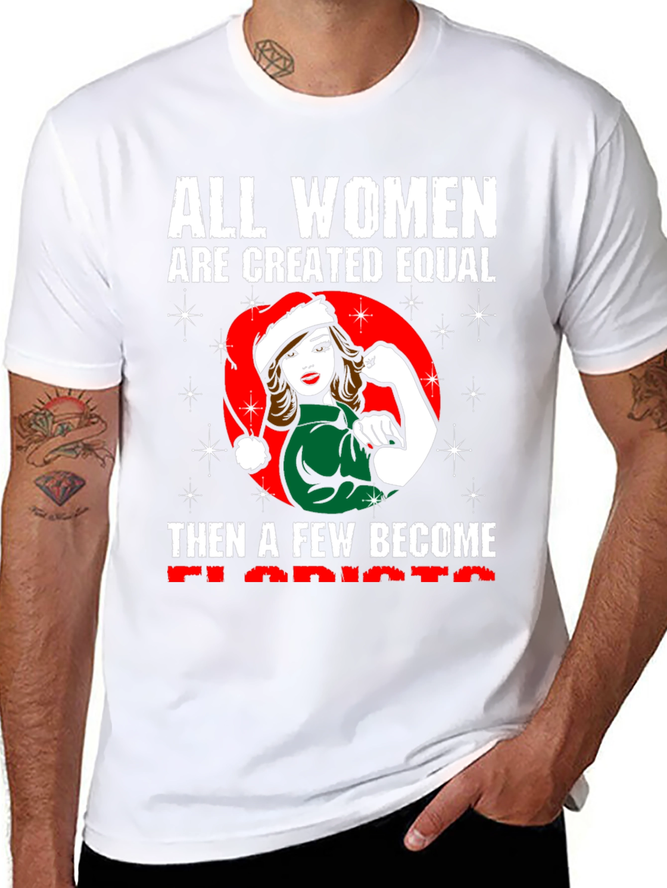Empowered Florist Womens T-Shirt