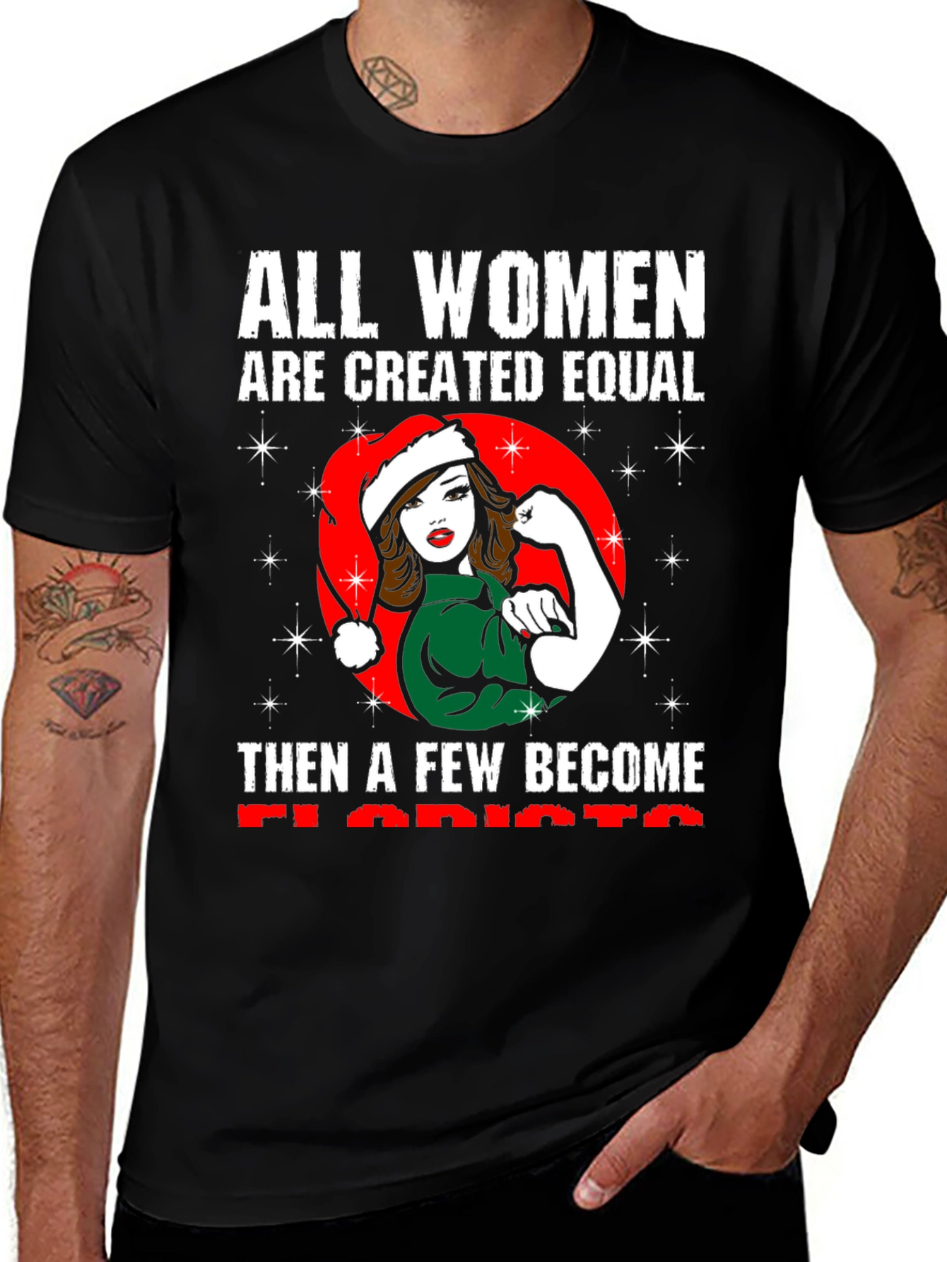 Empowered Florist Womens T-Shirt