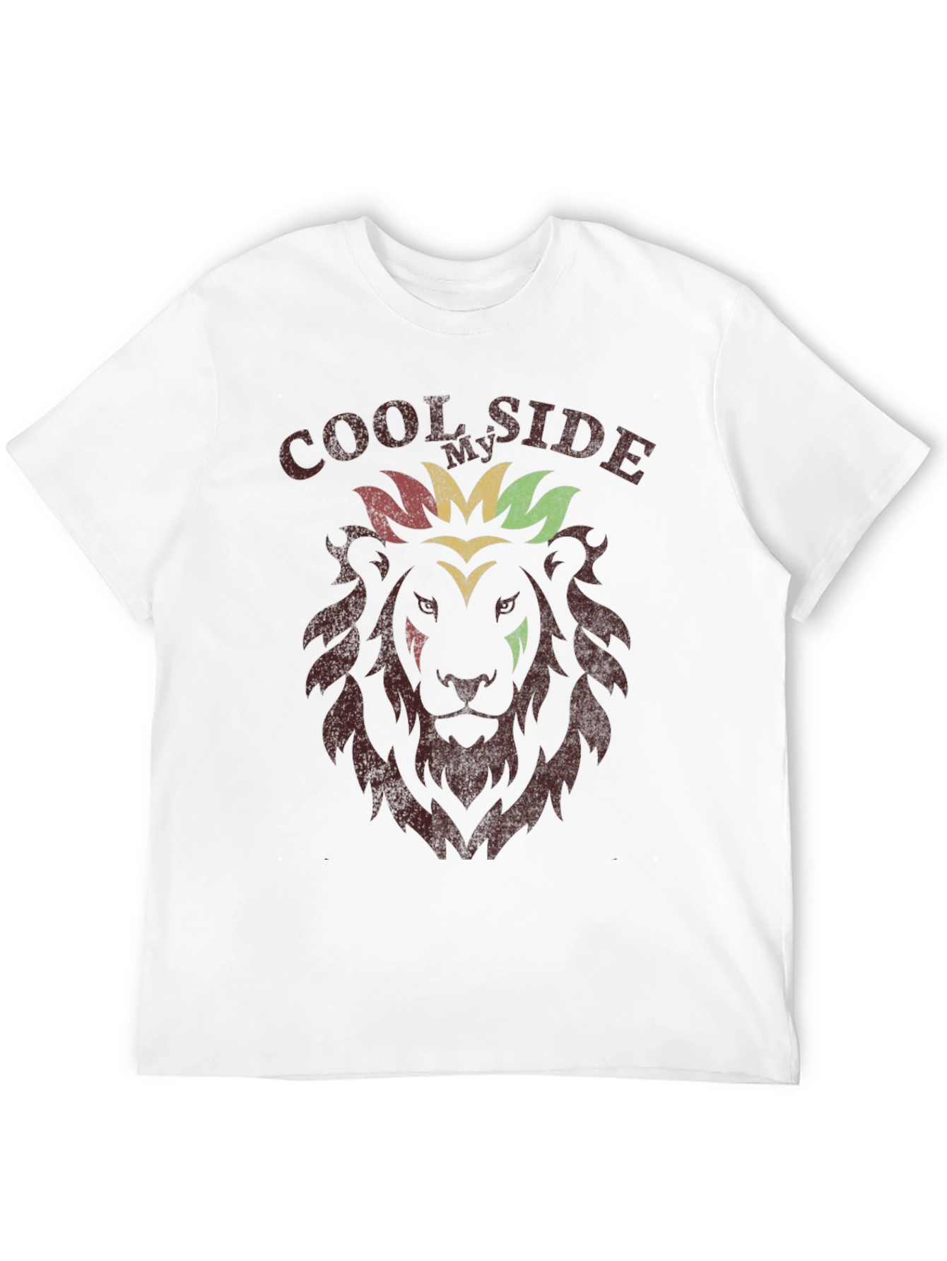Cool Side Lion Graphic Tee - Reggae Inspired T-Shirt