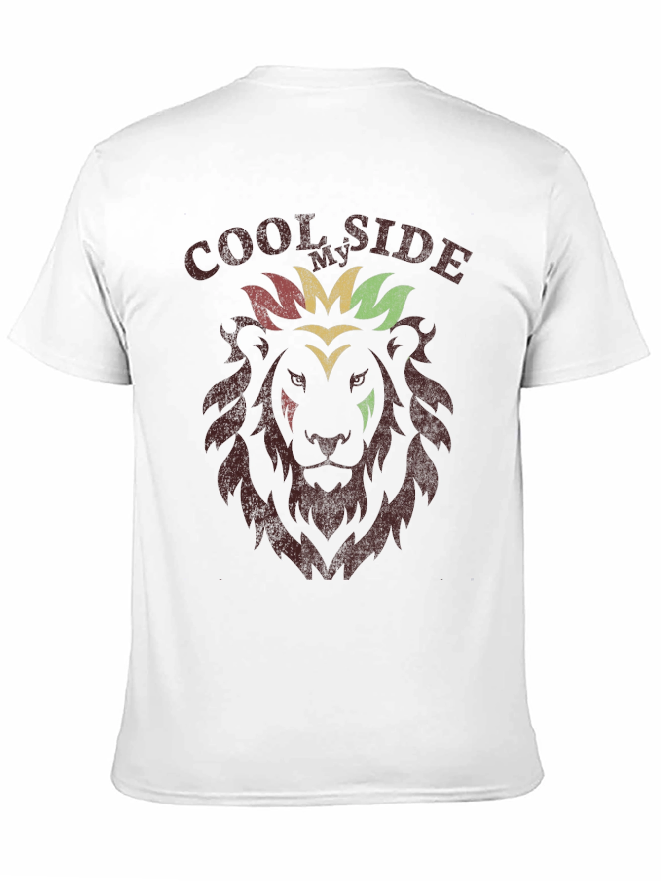 Cool Side Lion Graphic Tee - Reggae Inspired T-Shirt