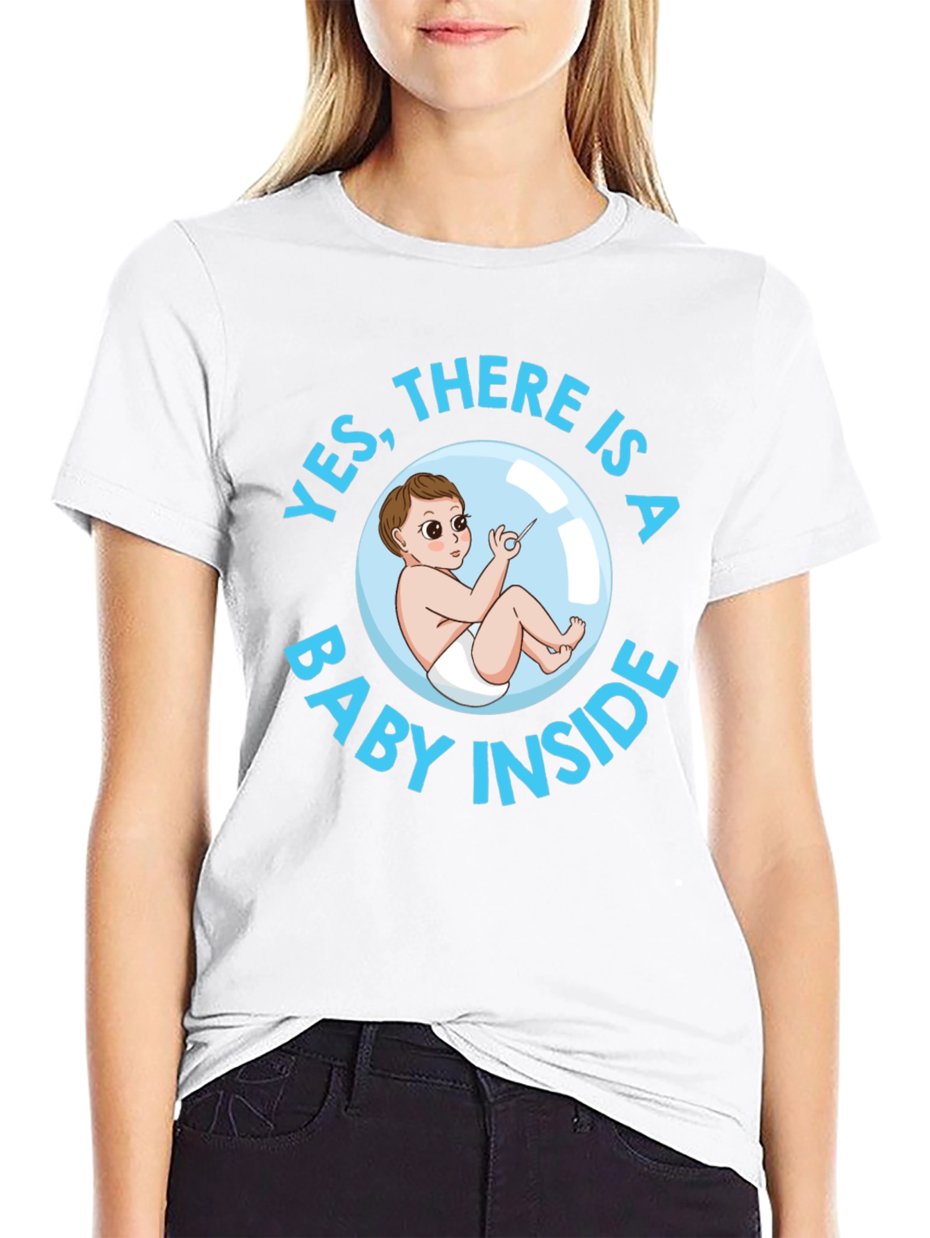 Funny Pregnancy T-Shirt - Baby Inside!