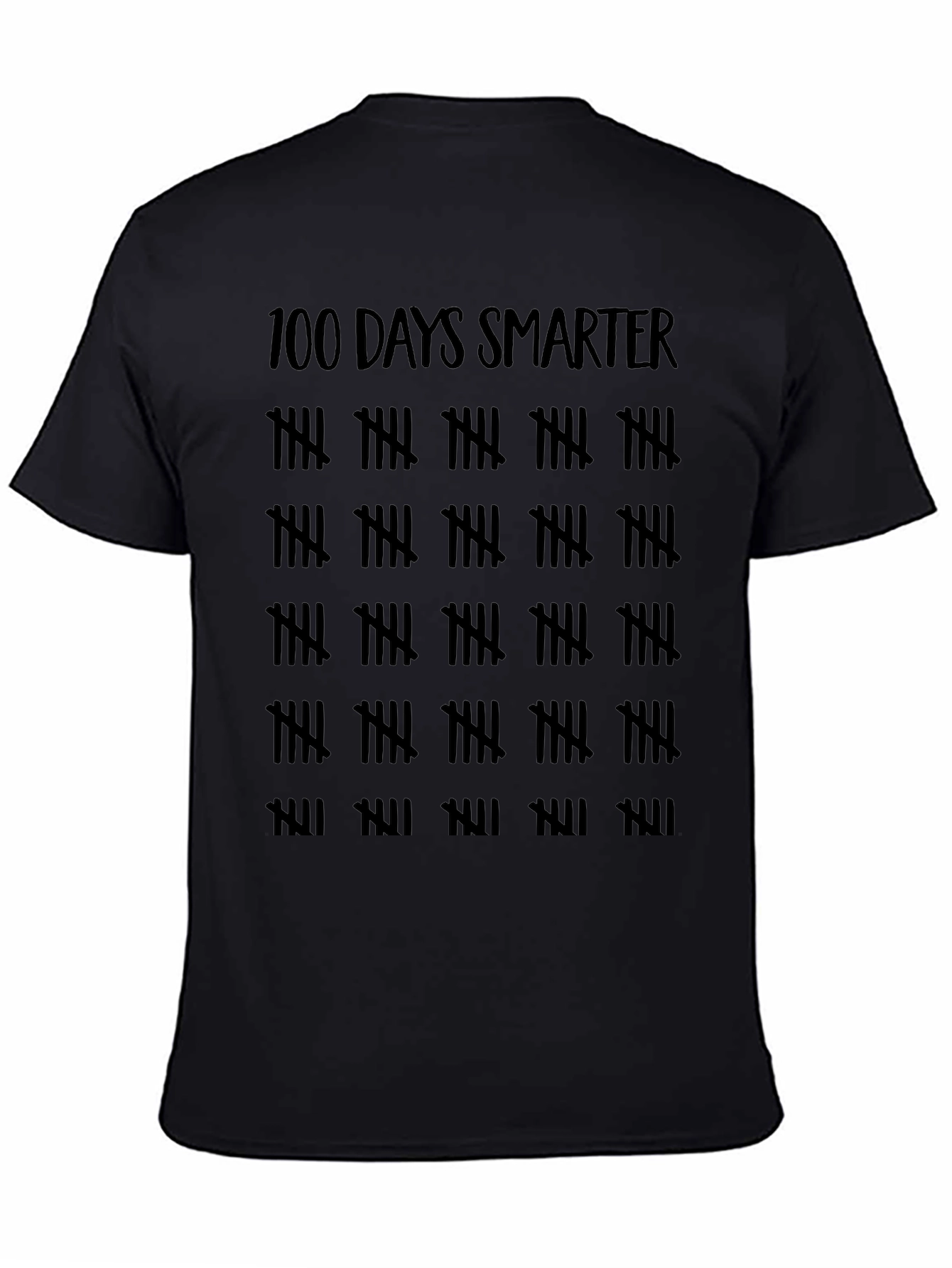 100 Days Smarter T-Shirt - Black