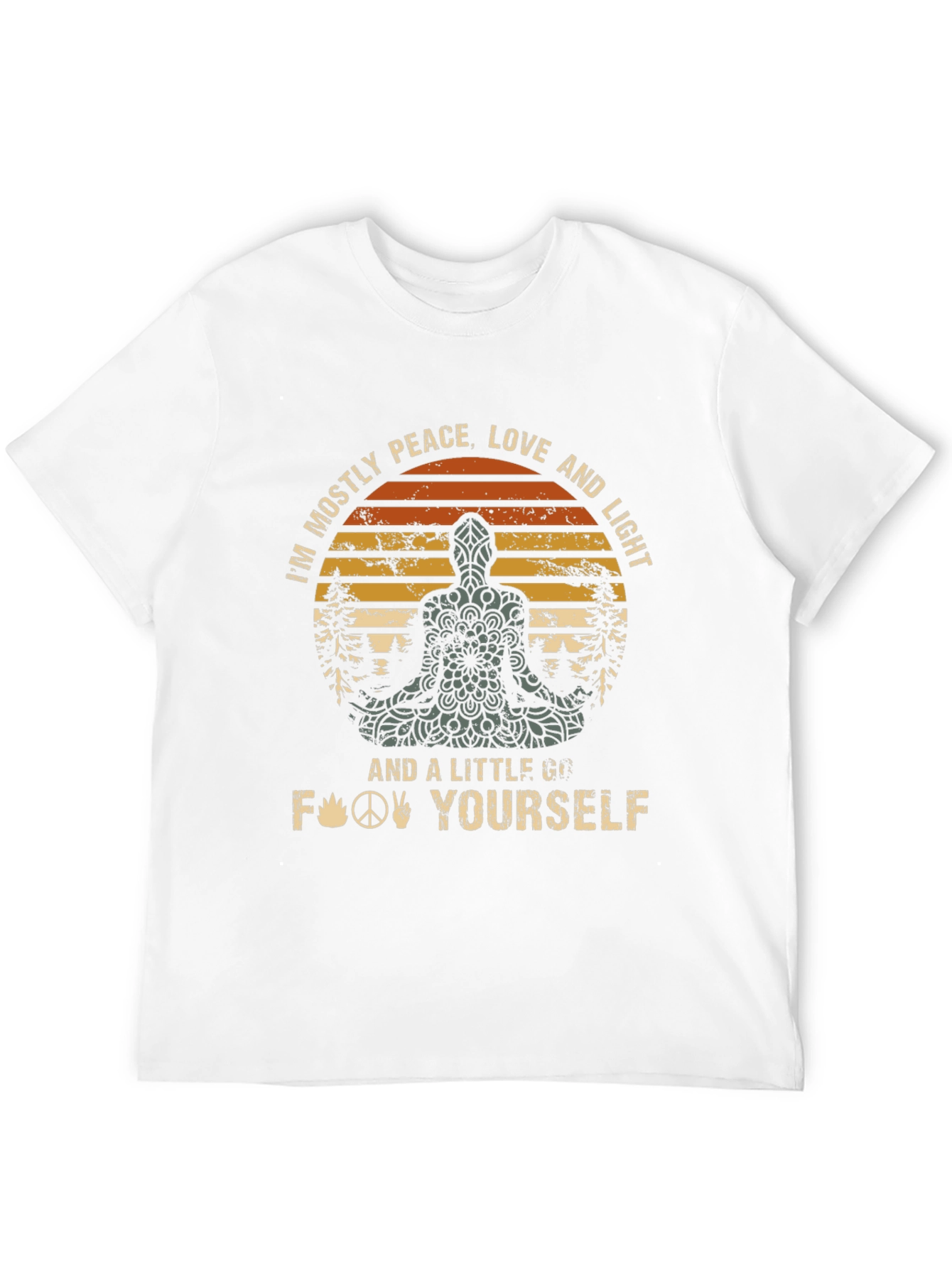 Peace Love & Light Graphic T-Shirt