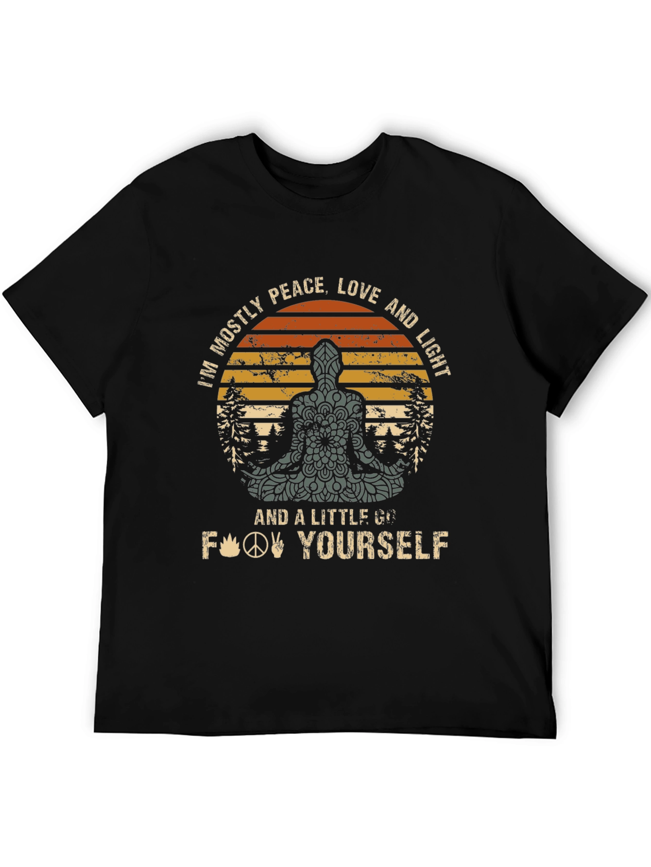 Peace Love & Light Graphic T-Shirt