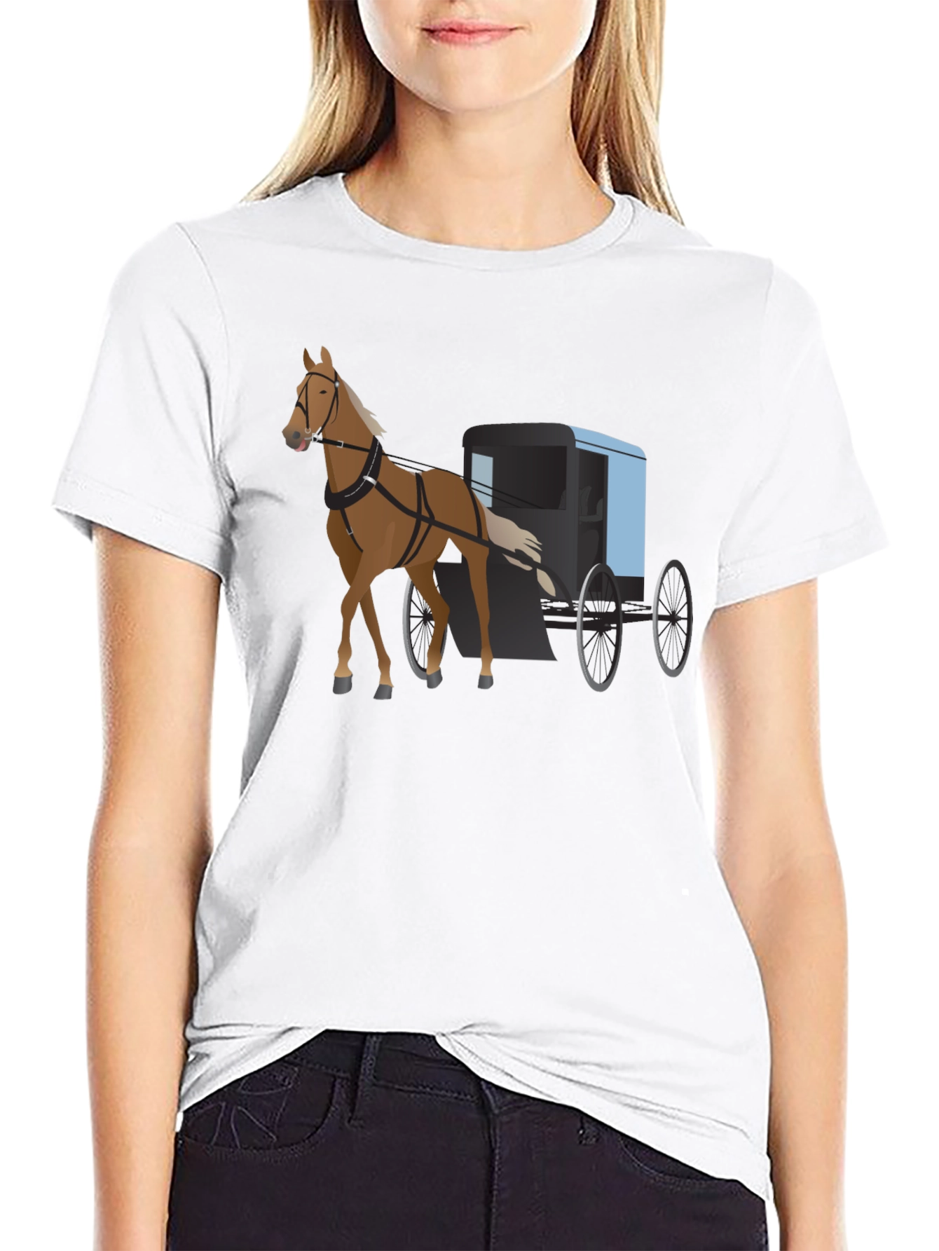 Horse Drawn Carriage T-Shirt