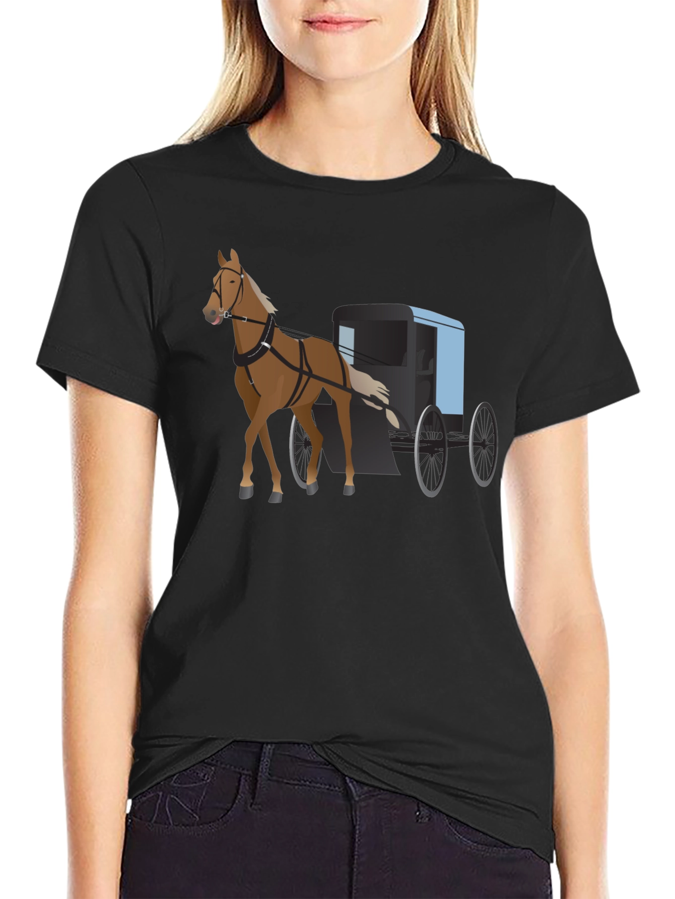 Horse Drawn Carriage T-Shirt