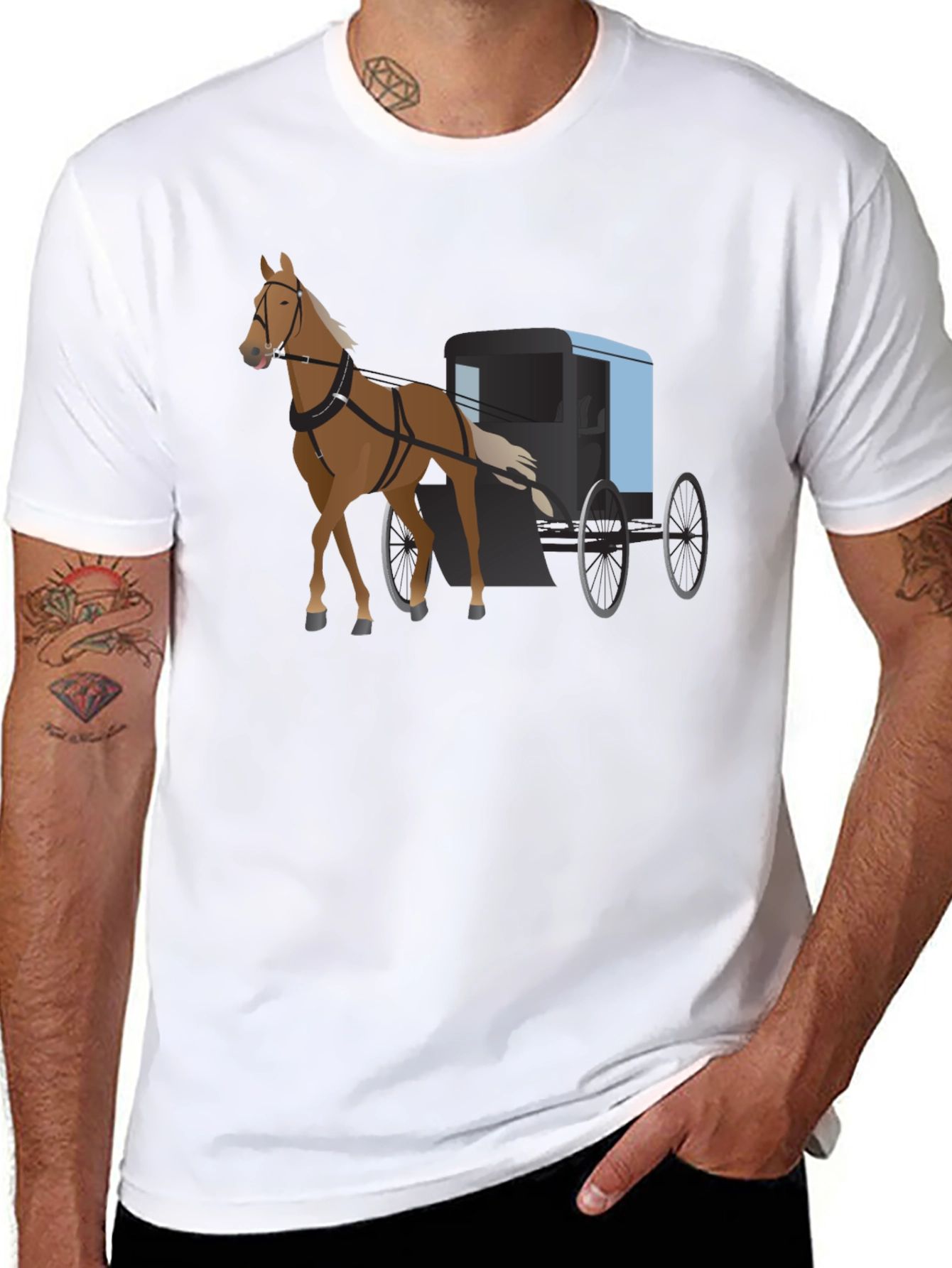 Horse Drawn Carriage T-Shirt