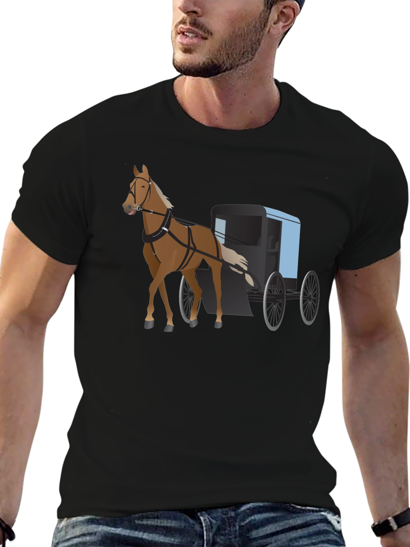 Horse Drawn Carriage T-Shirt