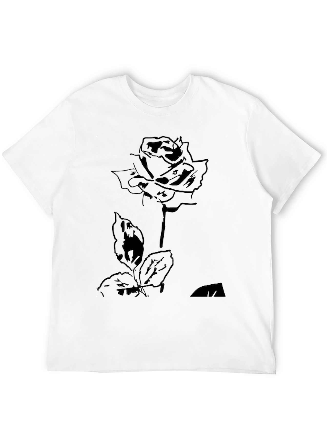 Black Rose Graphic T-Shirt