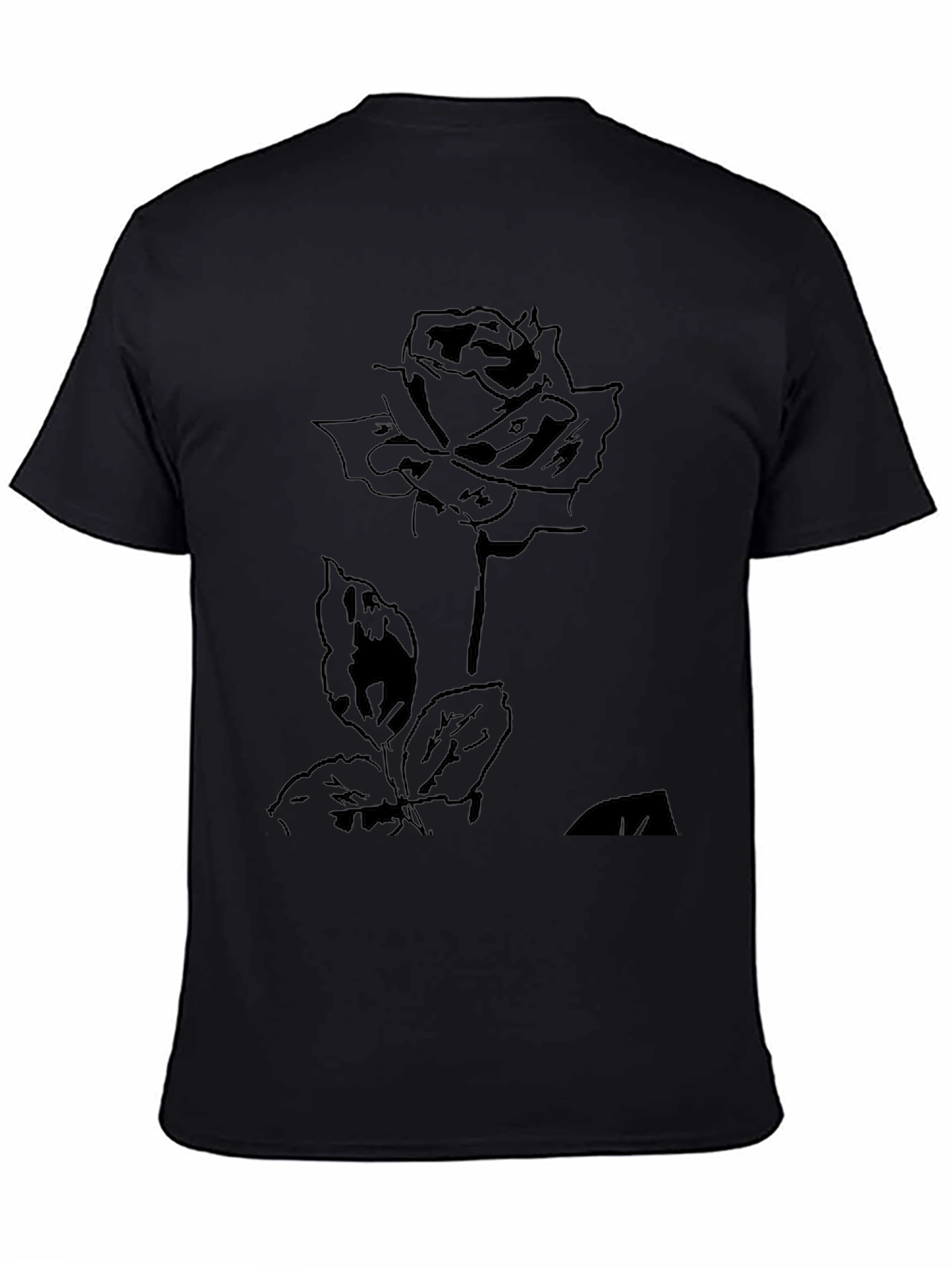 Black Rose Graphic T-Shirt