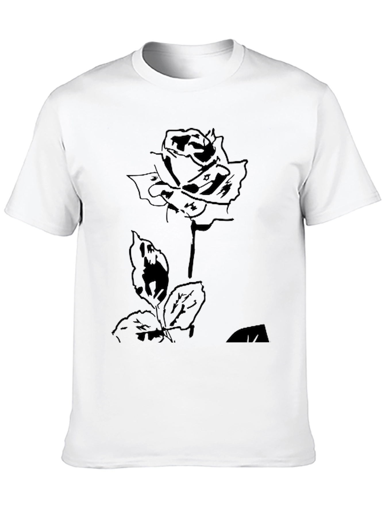 Black Rose Graphic T-Shirt