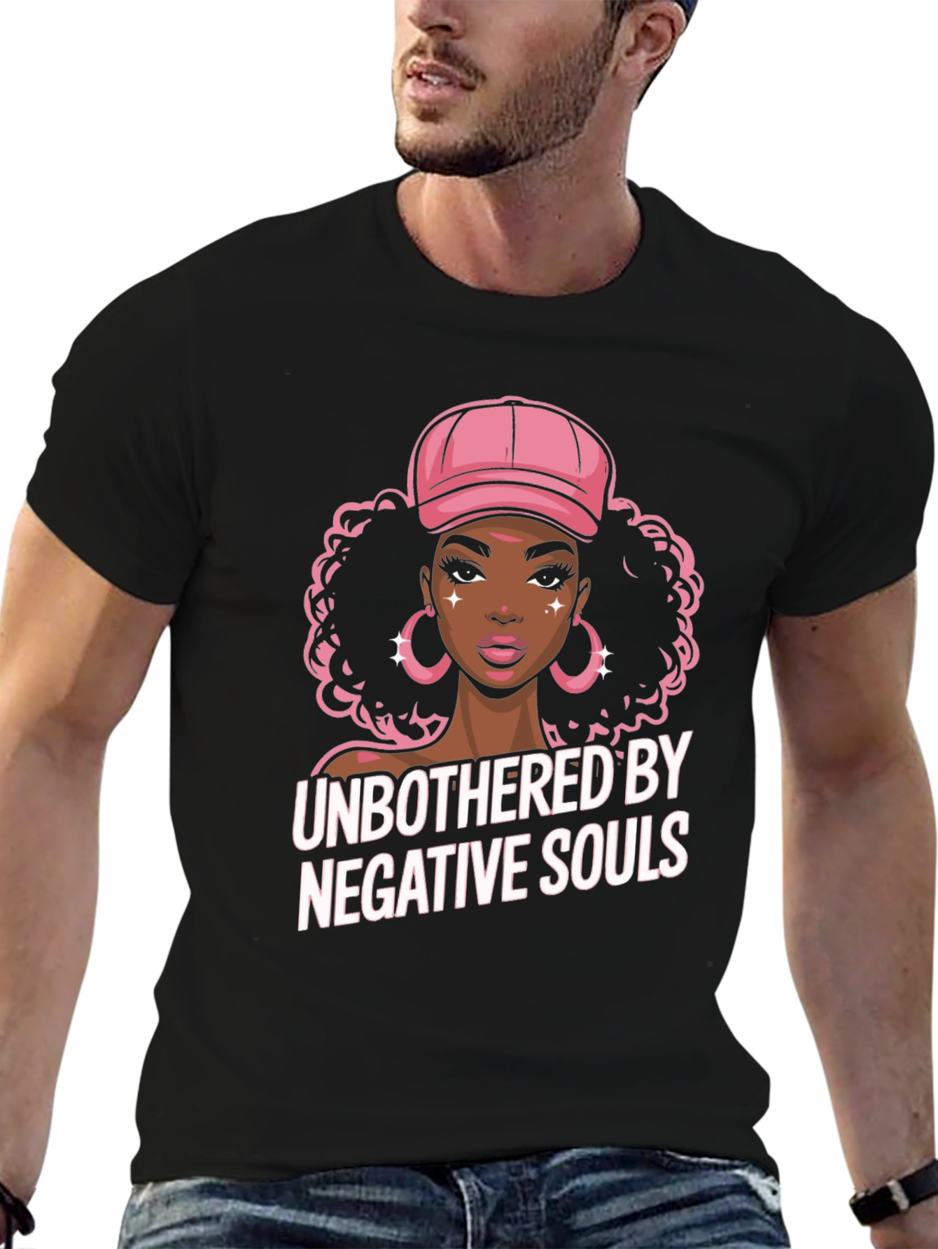 Unbothered By Negative Souls Graphic Tee
