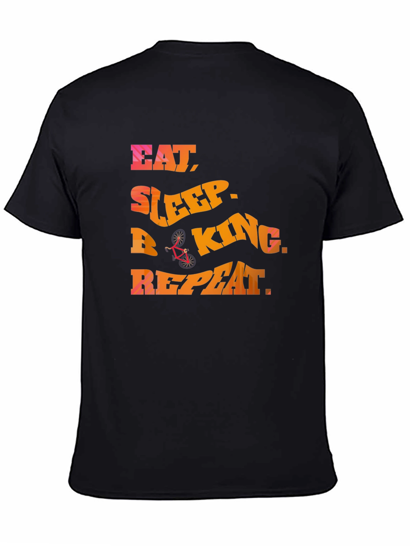Eat Sleep Biking Repeat - Graphic T-Shirt