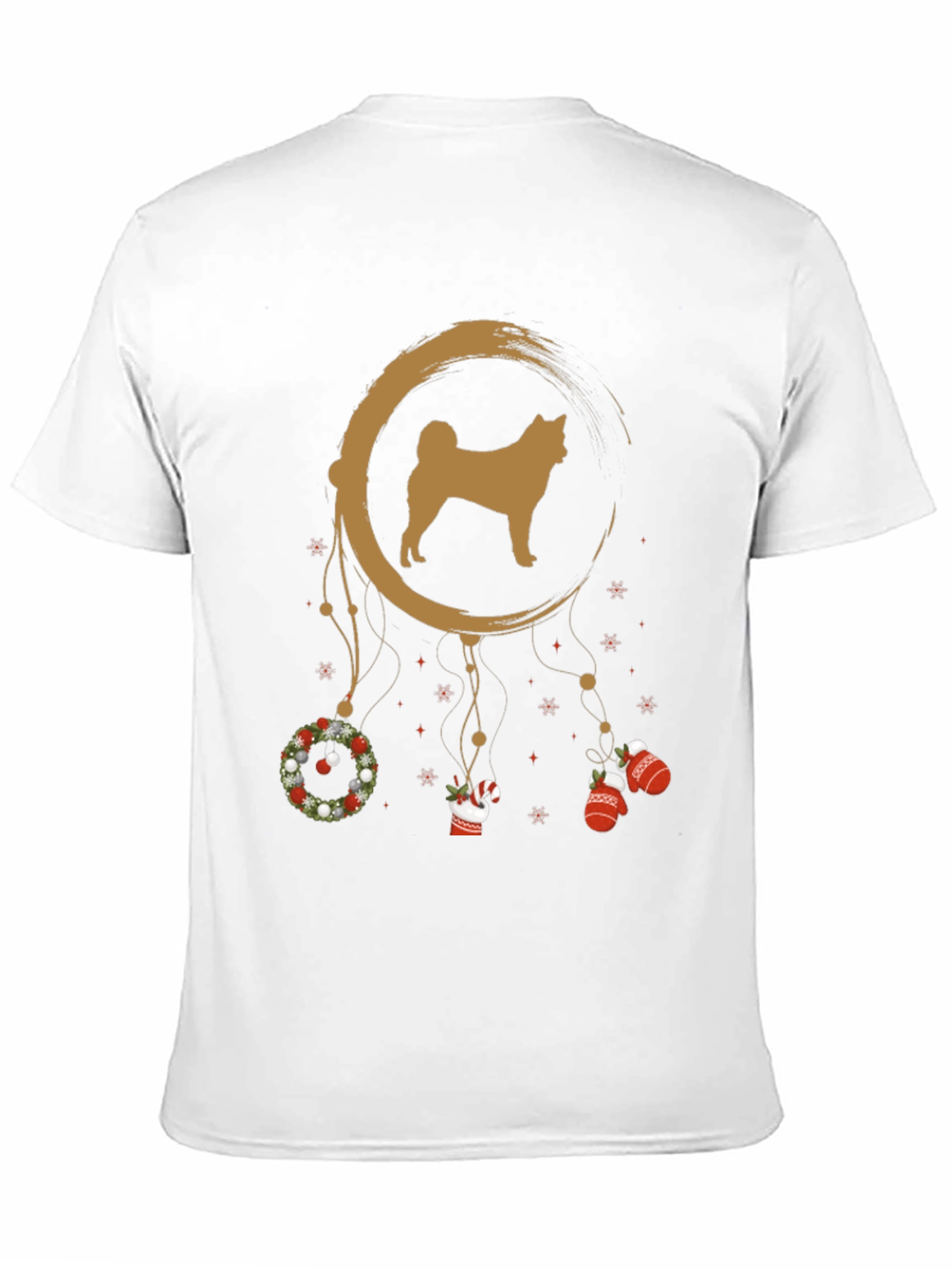 Akita Christmas Dreamcatcher T-Shirt