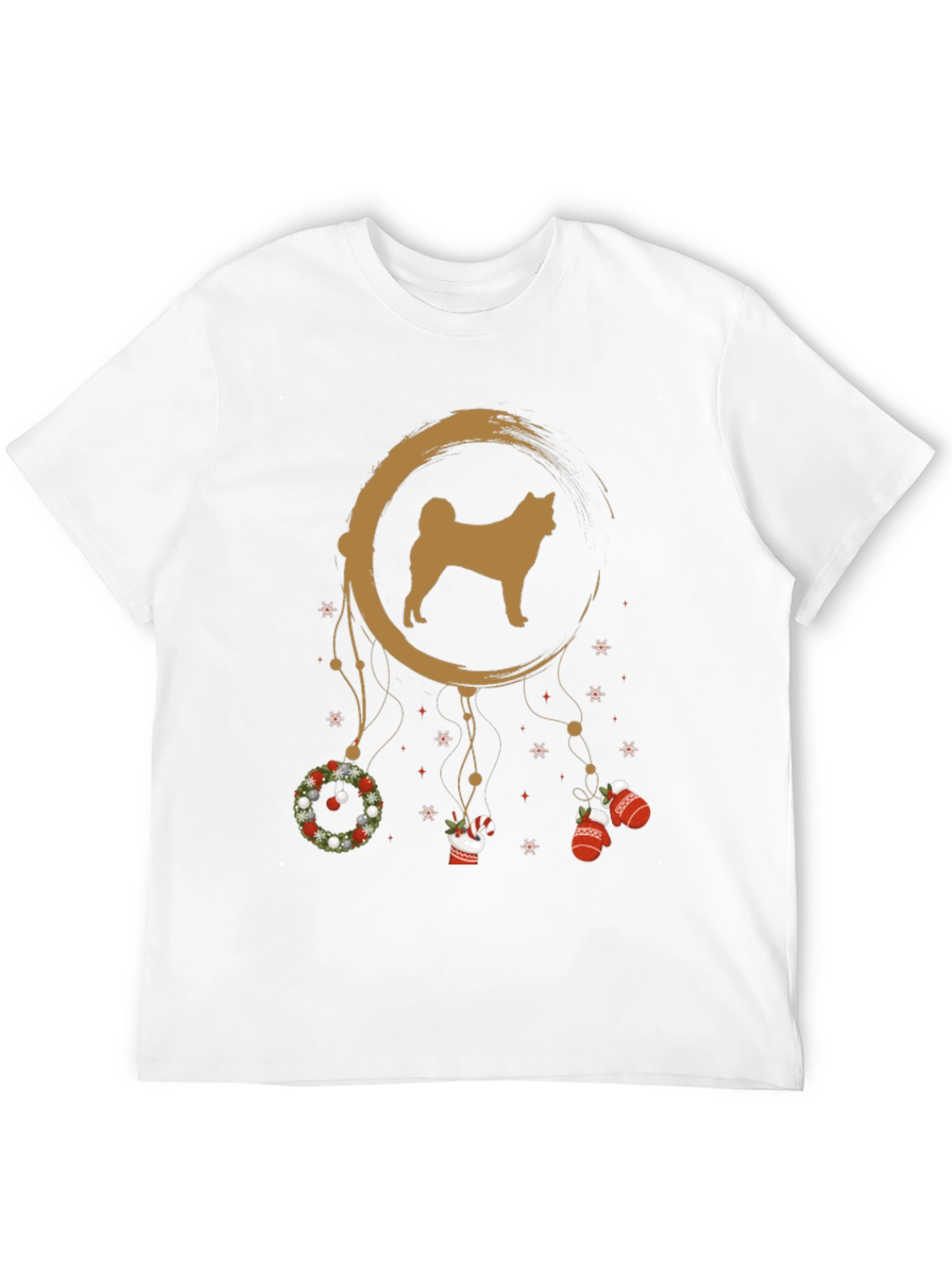 Akita Christmas Dreamcatcher T-Shirt