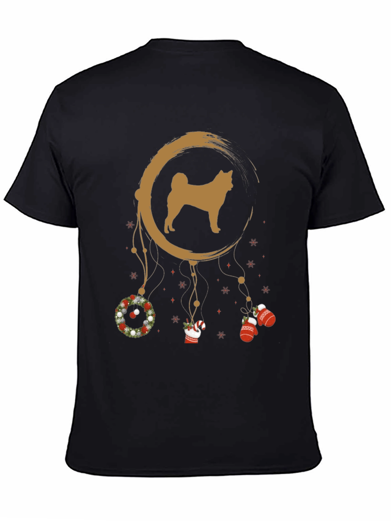 Akita Christmas Dreamcatcher T-Shirt